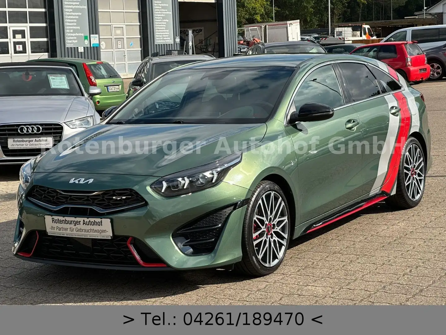 Kia ProCeed / pro_cee'd ProCeed 1.6 T-GDI*GT*VIRTUAL*LEDER*NAVI*KAMERA* Verde - 2