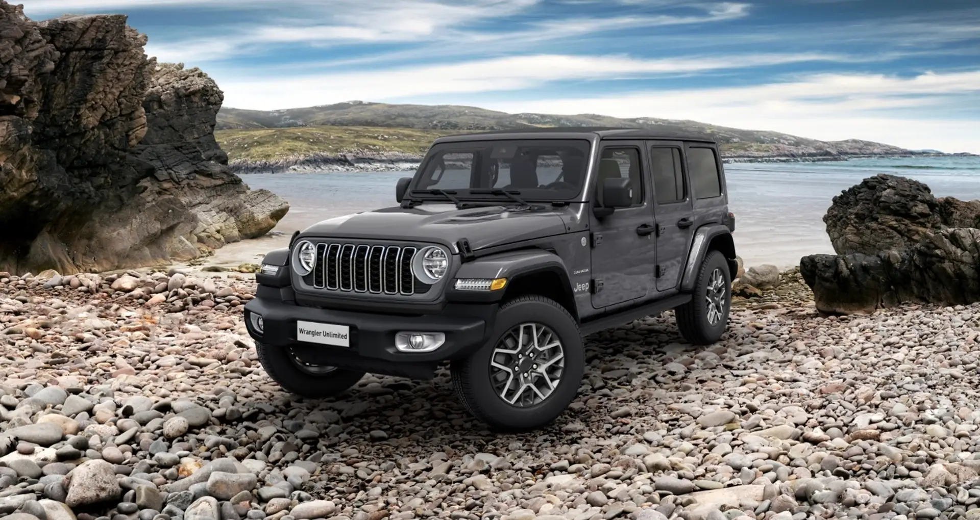 Jeep Wrangler ICE MY25 Sahara 2.0GDI 272PS 4x4 Grau - 1