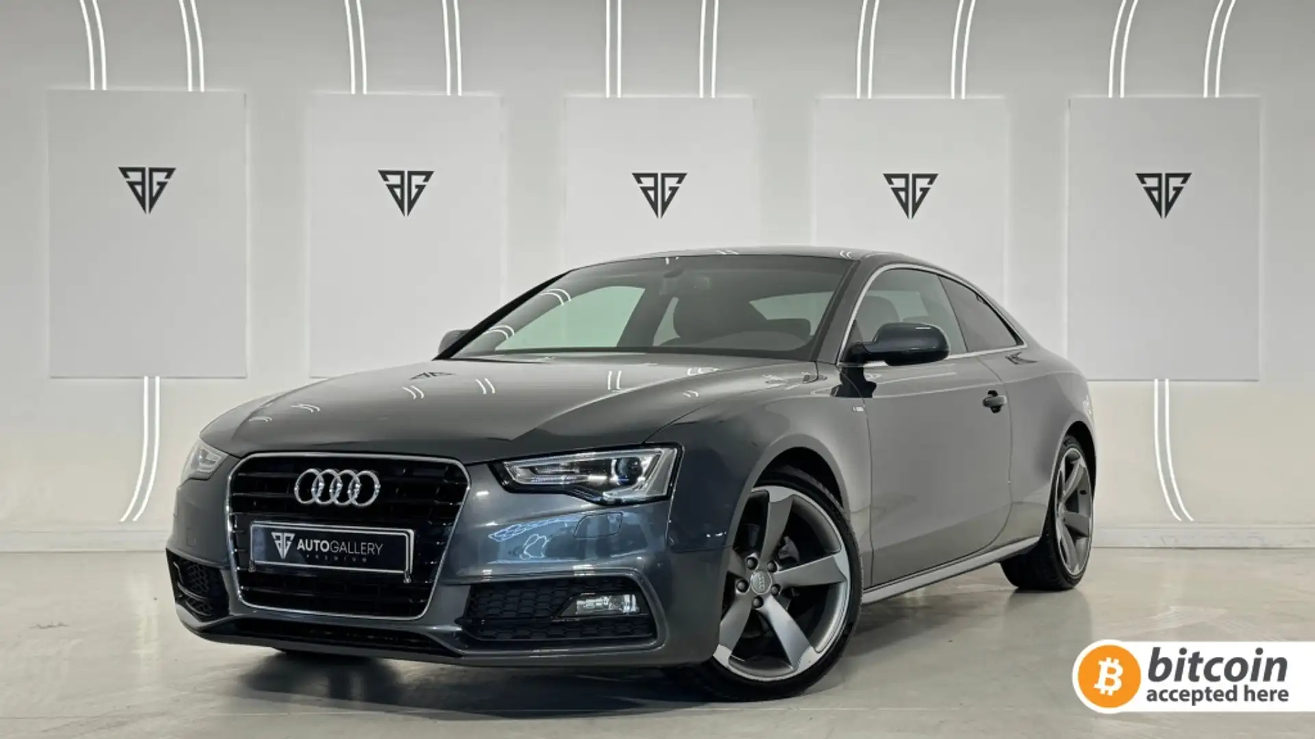 Audi A5 Coupé 2.0TDI S line edition 190 Gris - 1