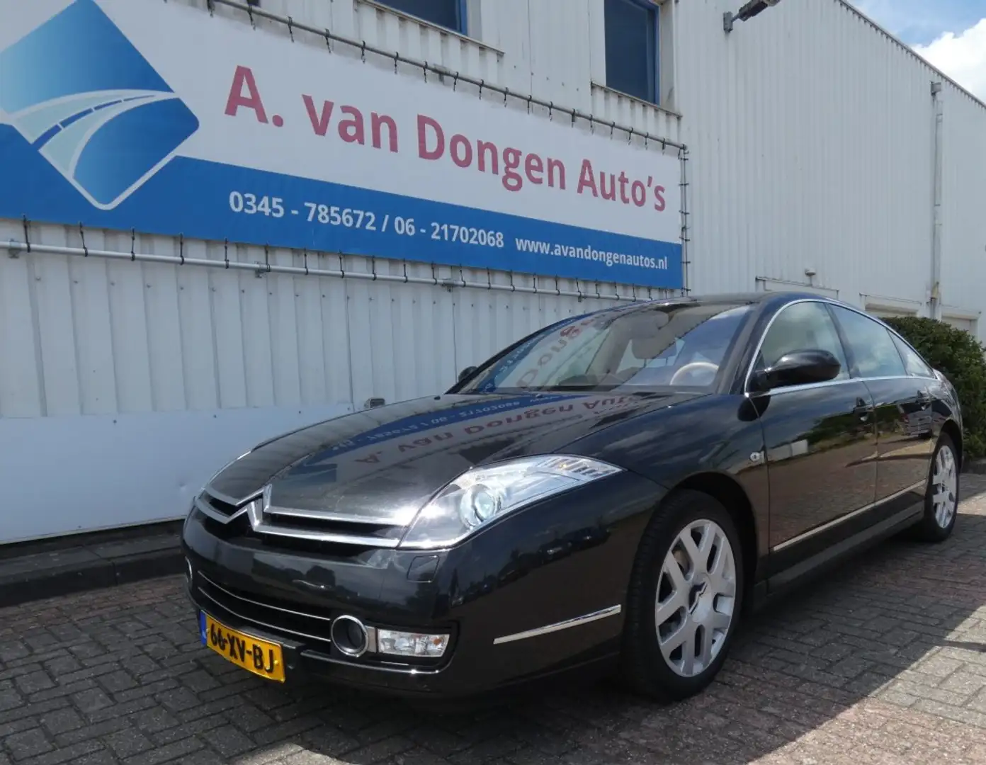 Citroen C6 3.0 V6 Exclusive Automaat,Leer,1e Eignr,DBriem Ver Zwart - 2