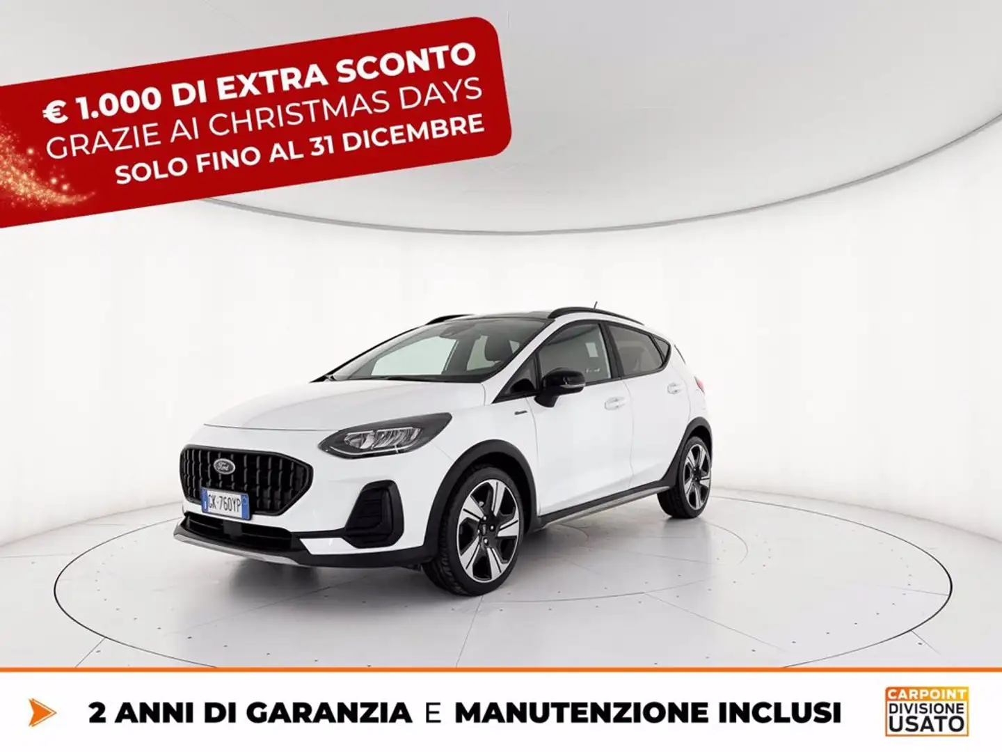 Ford Fiesta active 1.0 ecoboost h 125cv Bianco - 1