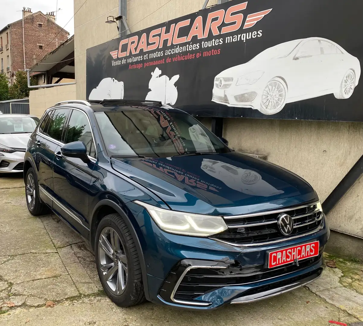 Volkswagen Tiguan VOLKSWAGEN TIGUAN 1.4 eHYBRID 245 Ch R-LINE 2022 Bleu - 1