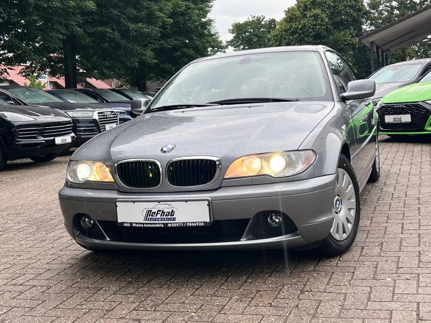BMW 318 i Baureihe 3 Coupe 1.Hand Scheckheft SHZ Серый - 1