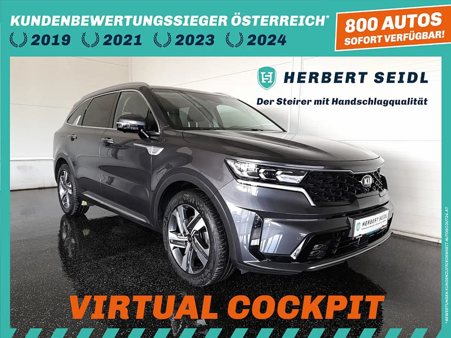 Kia Sorento 4x4 PHEV Aut. *7-SITZER / VOLL-LED MIT FLA / NA... Gris - 1