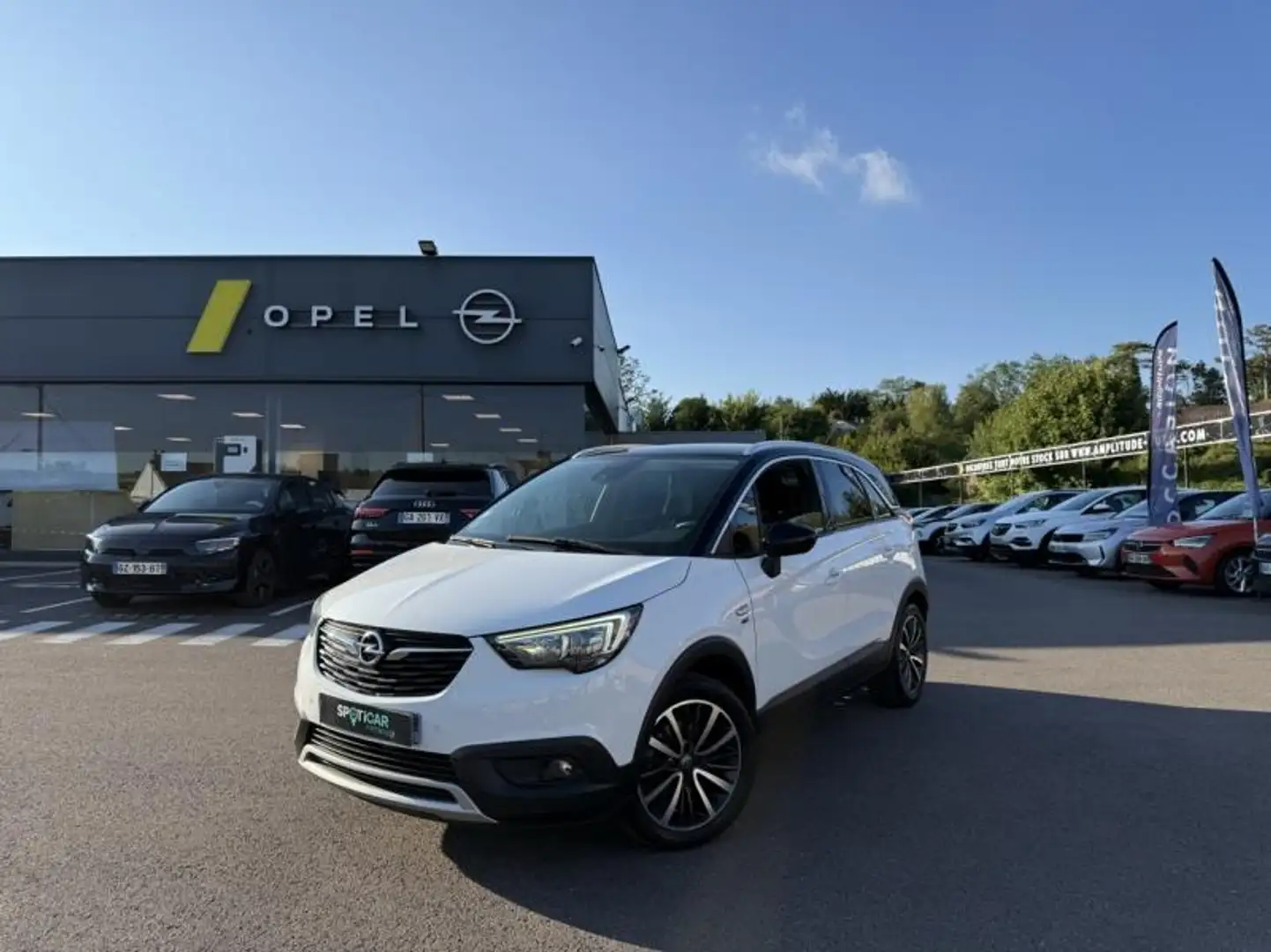Opel Crossland X 1.2 Turbo 110ch Design 120 ans Euro 6d-T Blanc - 1
