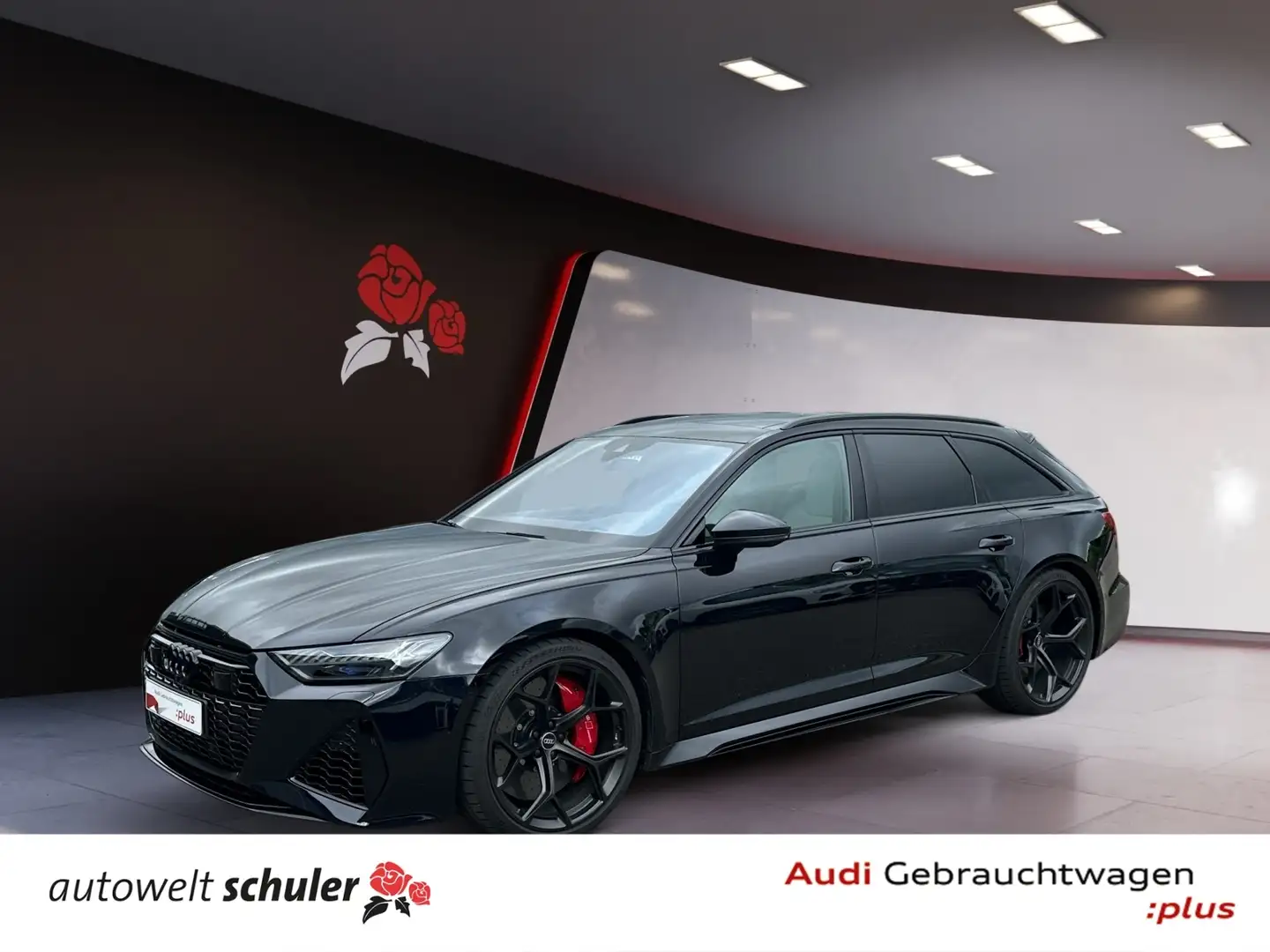 Audi RS6 Avant performance exclusic FULL PANO 360° Standhe Zwart - 1