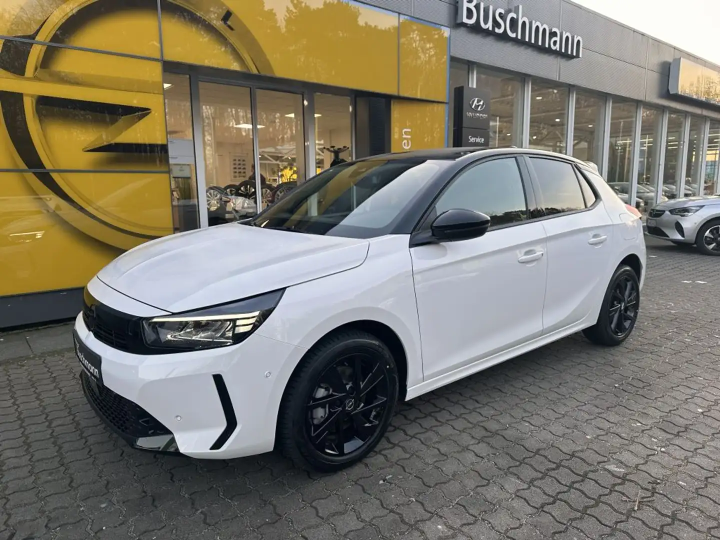 Opel Corsa 1.2 Turbo Hybrid 48 V GS Blanc - 1