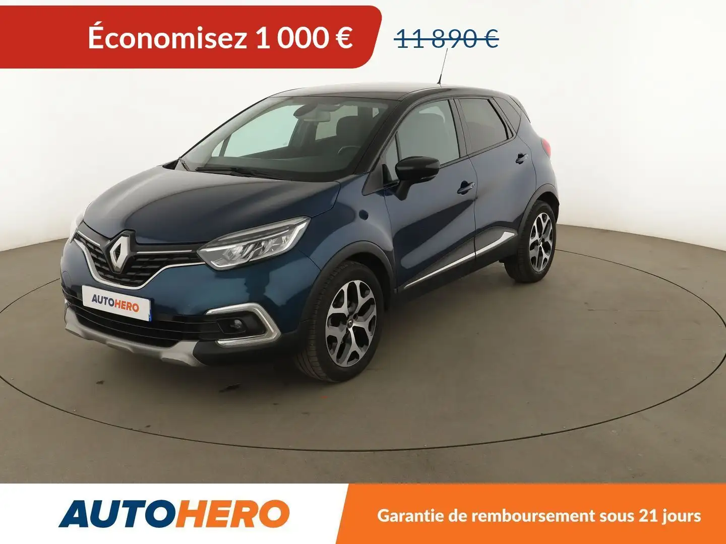 Renault Captur 0.9 TCe Intens Bleu - 1