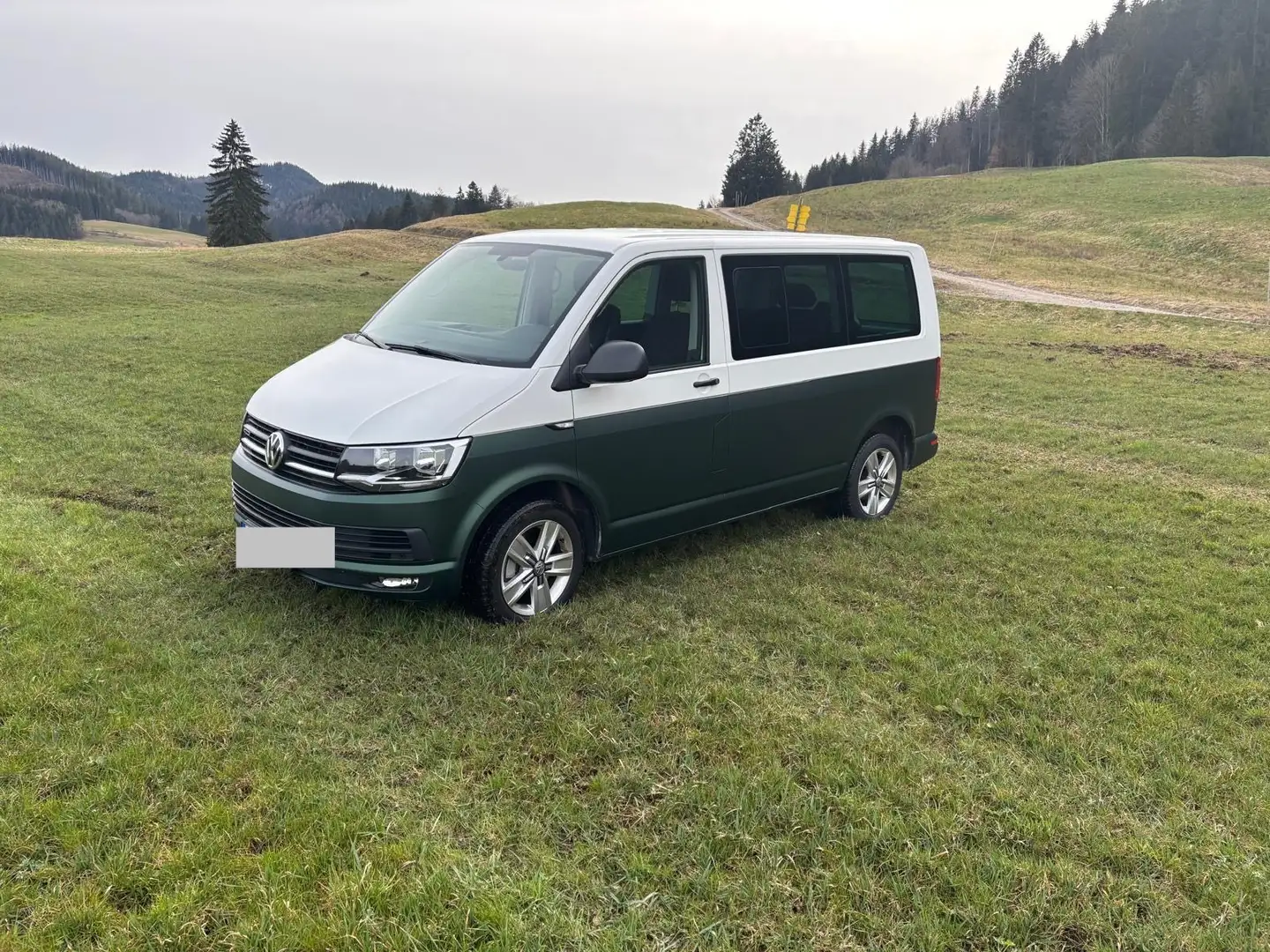 Volkswagen T6 Multivan 4MOTION, Standheizung, AHK, Dachzelt + Träger Weiß - 1
