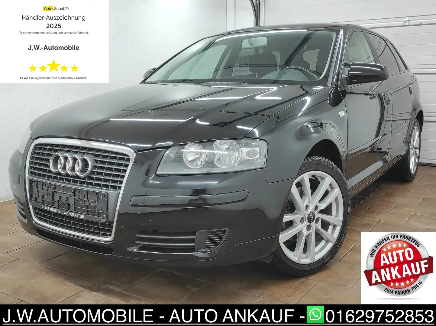 Audi A3 1.8 TFSI KLIMAA ALLWETTER *TÜV 10-26* 6GANG AUX Schwarz - 1