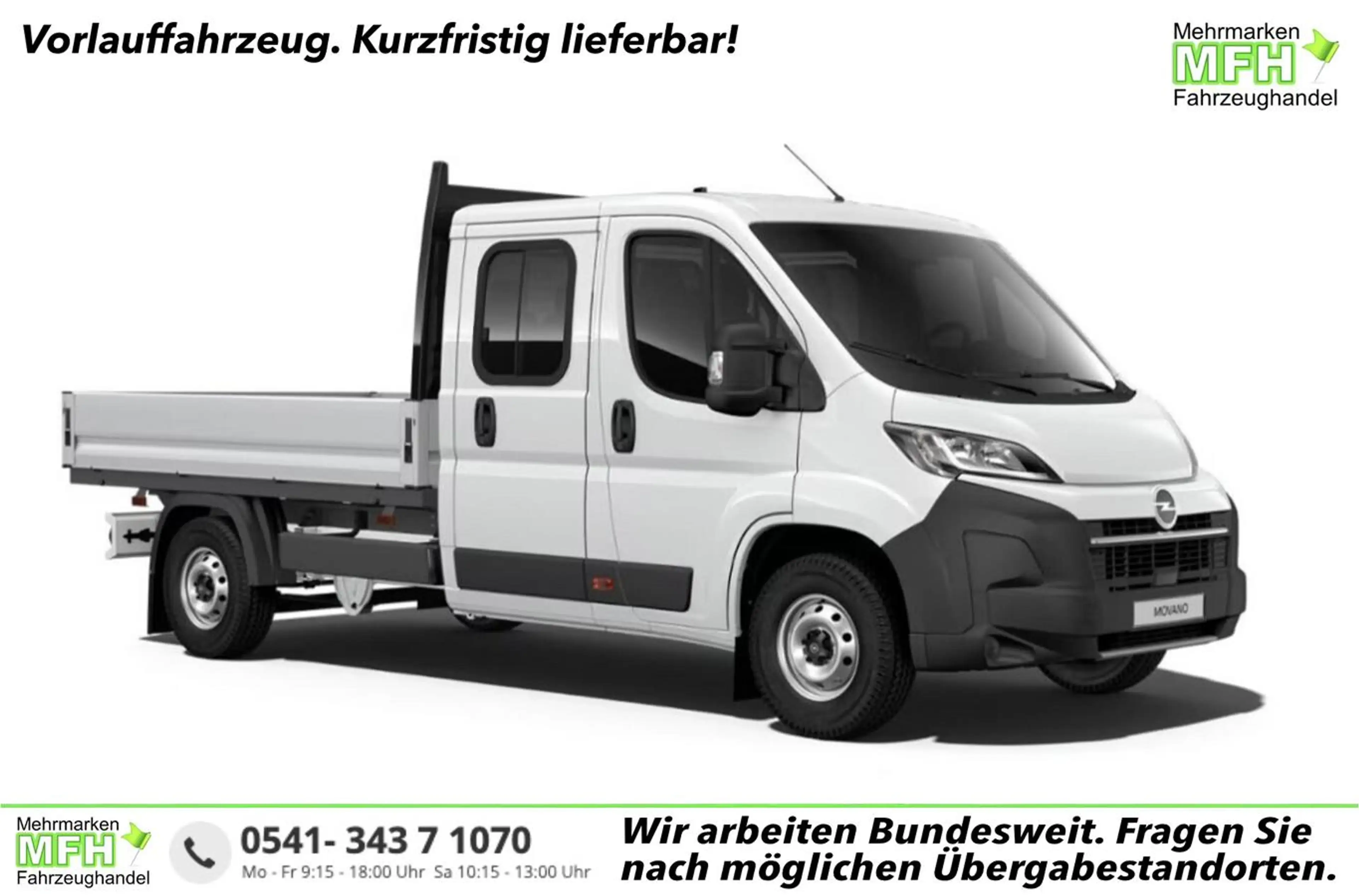 Opel Movano Pritsche Doka 35 L3 AppleC Kam 103 kW (140 PS),...