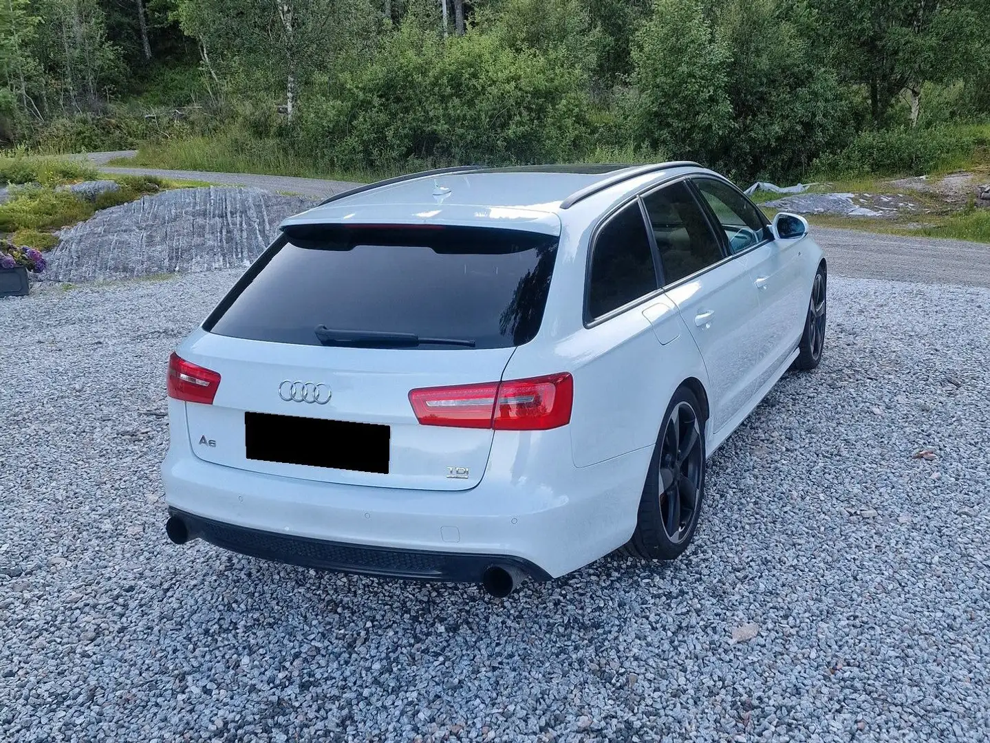 Audi A6 A6 3.0 TDi V6 Quattro S line S tronic Blanc - 2