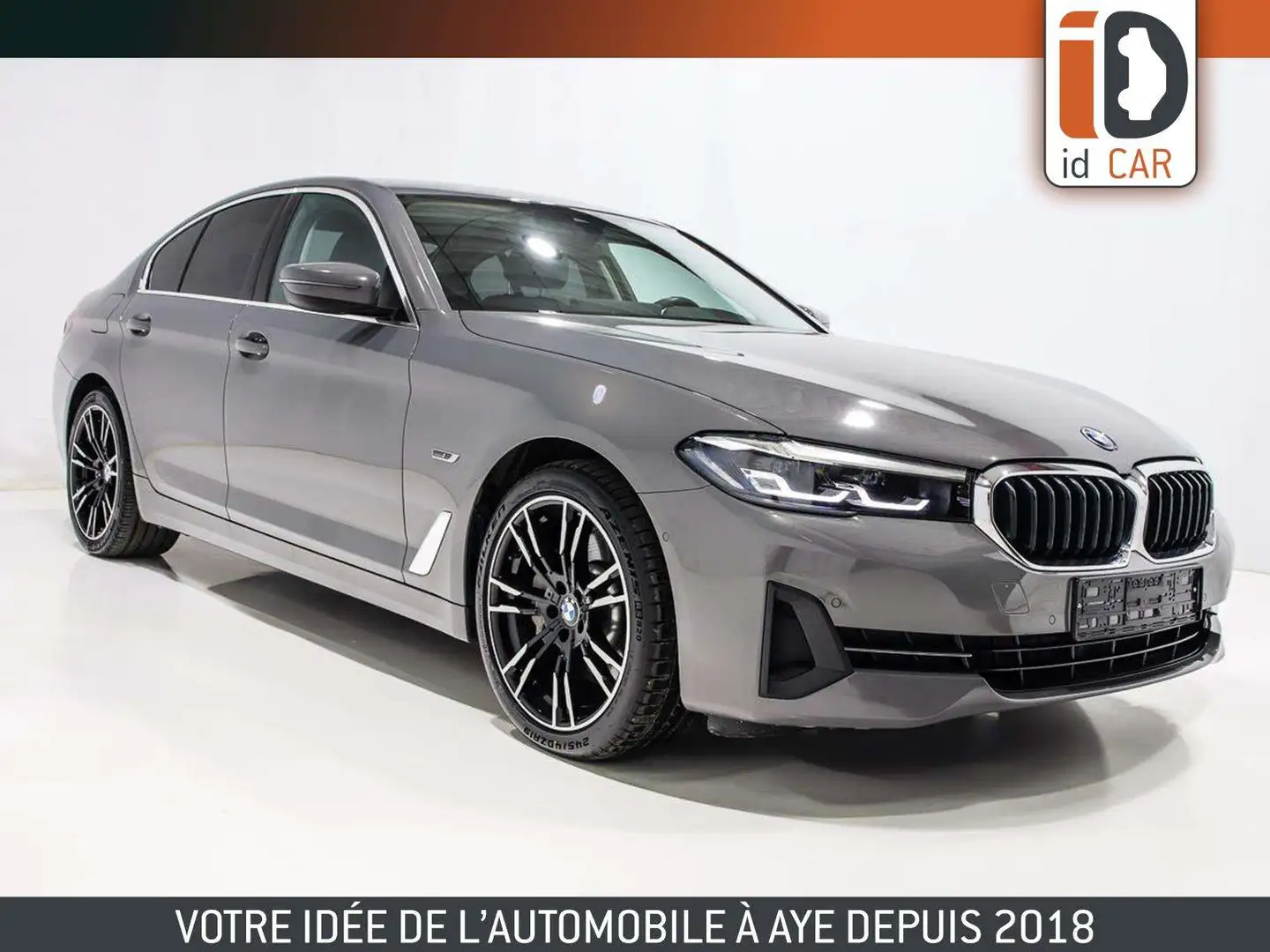 BMW 530 e CUIR LED GPS REGU RADAR CAMERA JA19 Gris - 1