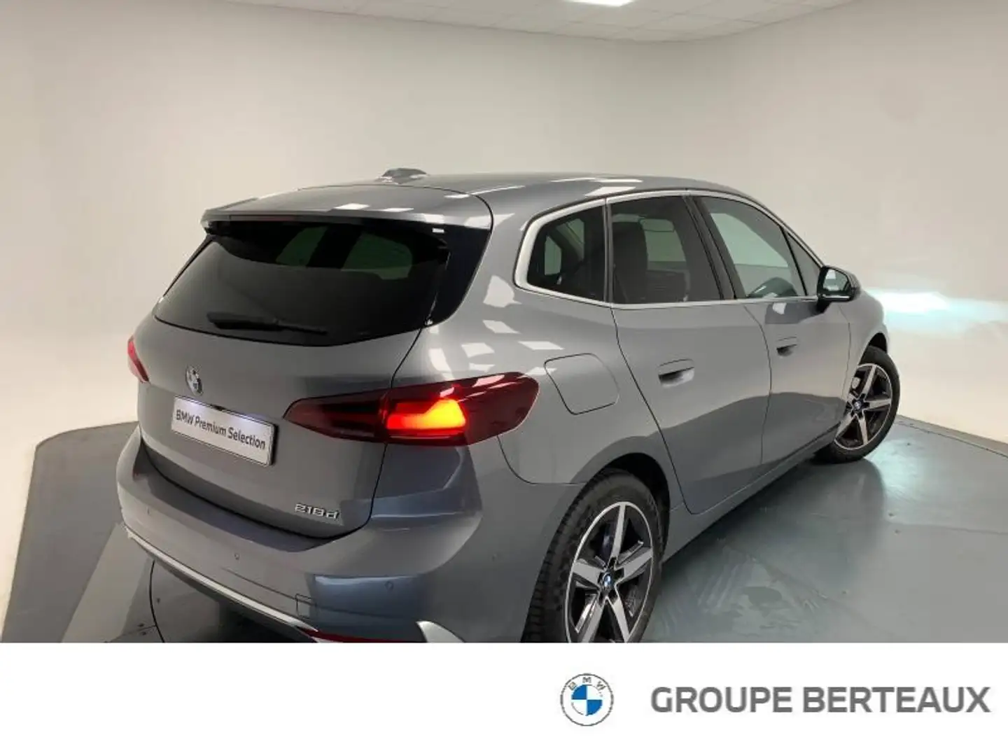 BMW 218 218d 150ch Luxury DKG7 Gris - 2