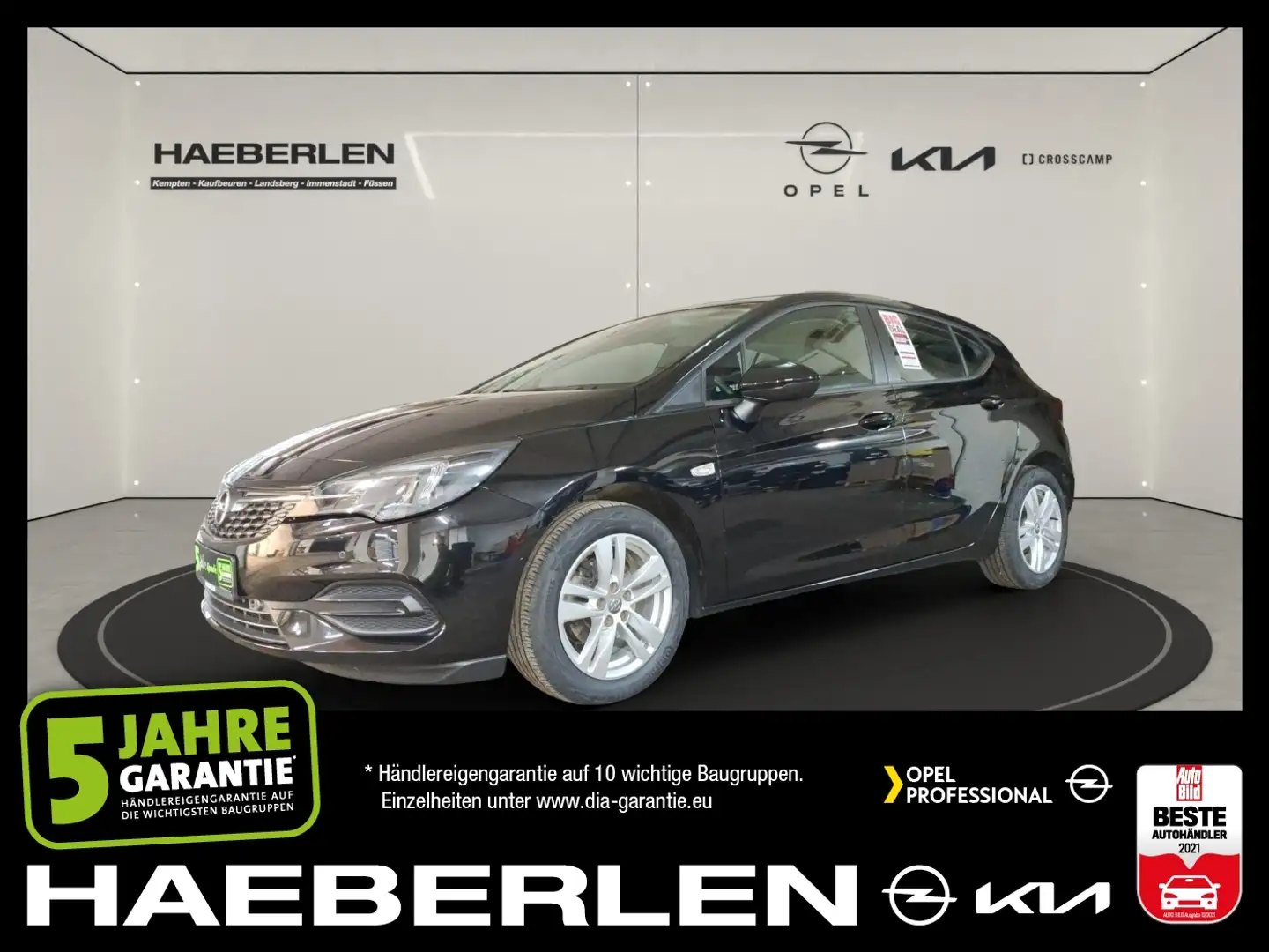 Opel Astra K 1.2 Turbo Edition LM LED W-Paket PDC Negro - 1