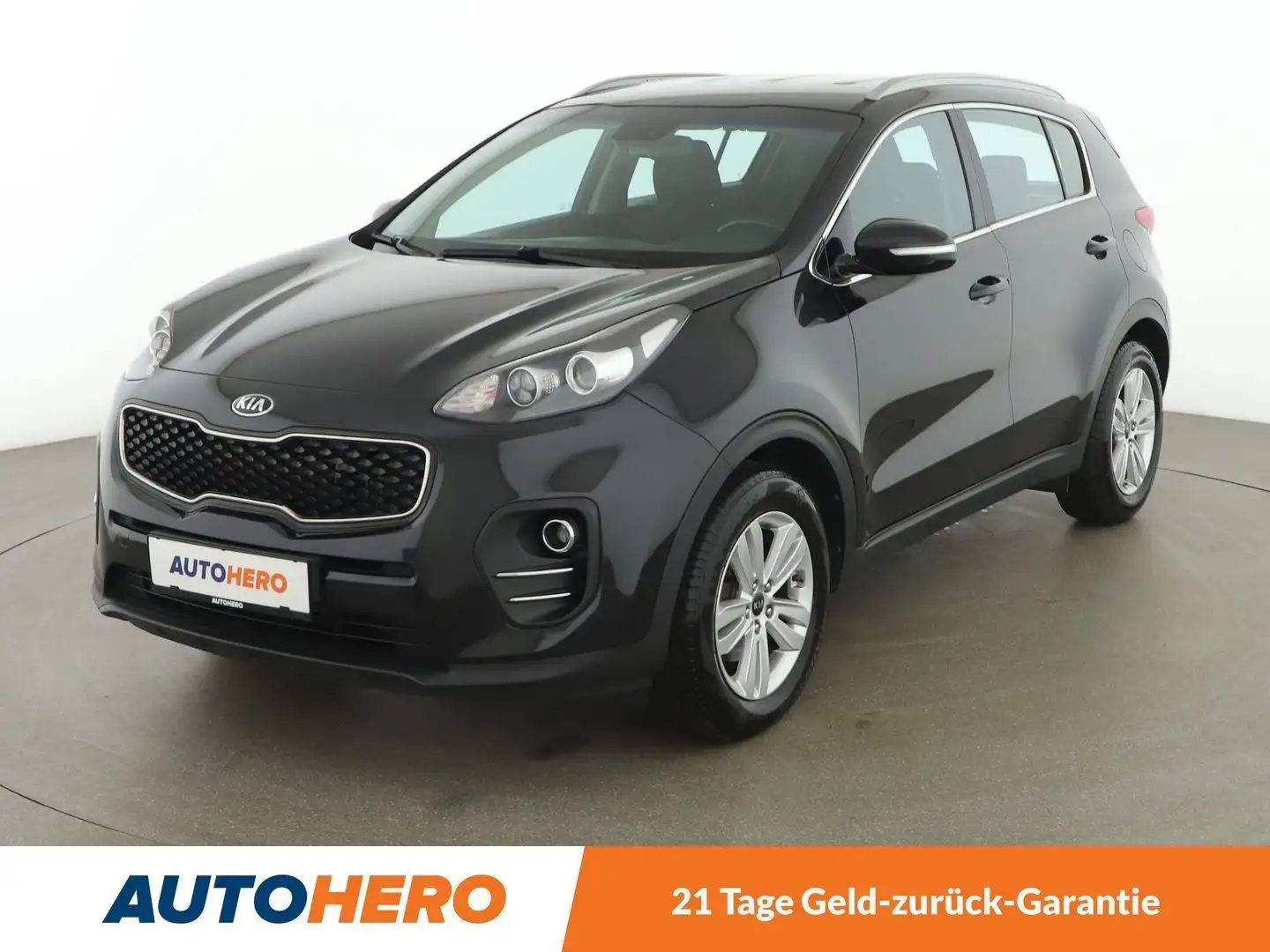Kia Sportage 1.7 CRDi Silber 2WD *TEMPO*NAVI*CAM*SHZ* Zwart - 1