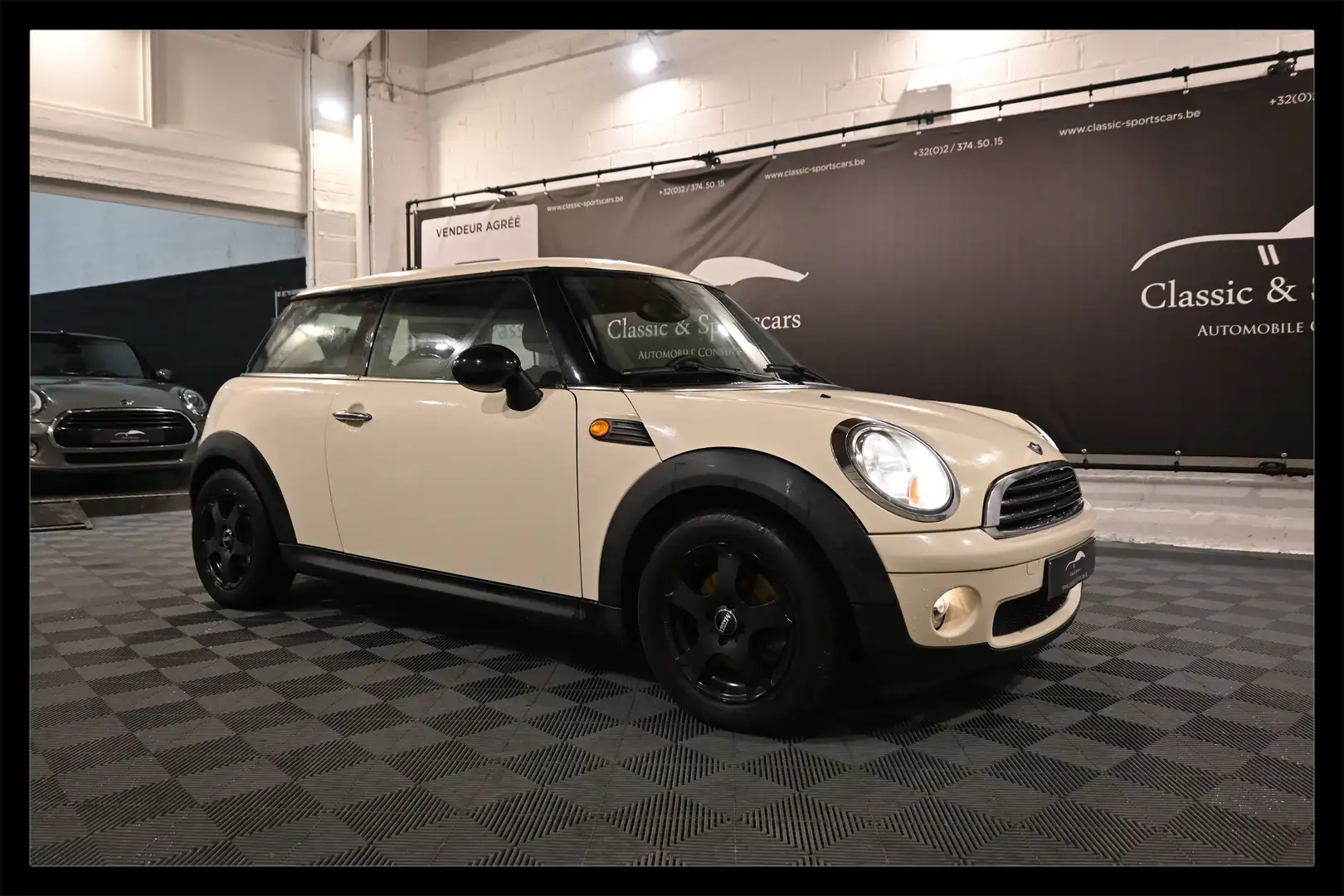 MINI One 1.4i CLIMATISATION / GPS NAVI / CARNET MINI !! Blanco - 1