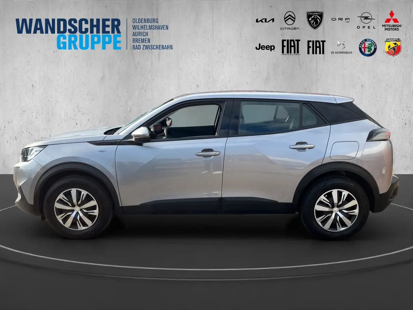 Peugeot 2008 Active 136 Elektro Shz CarPlay Kamera Silber - 2