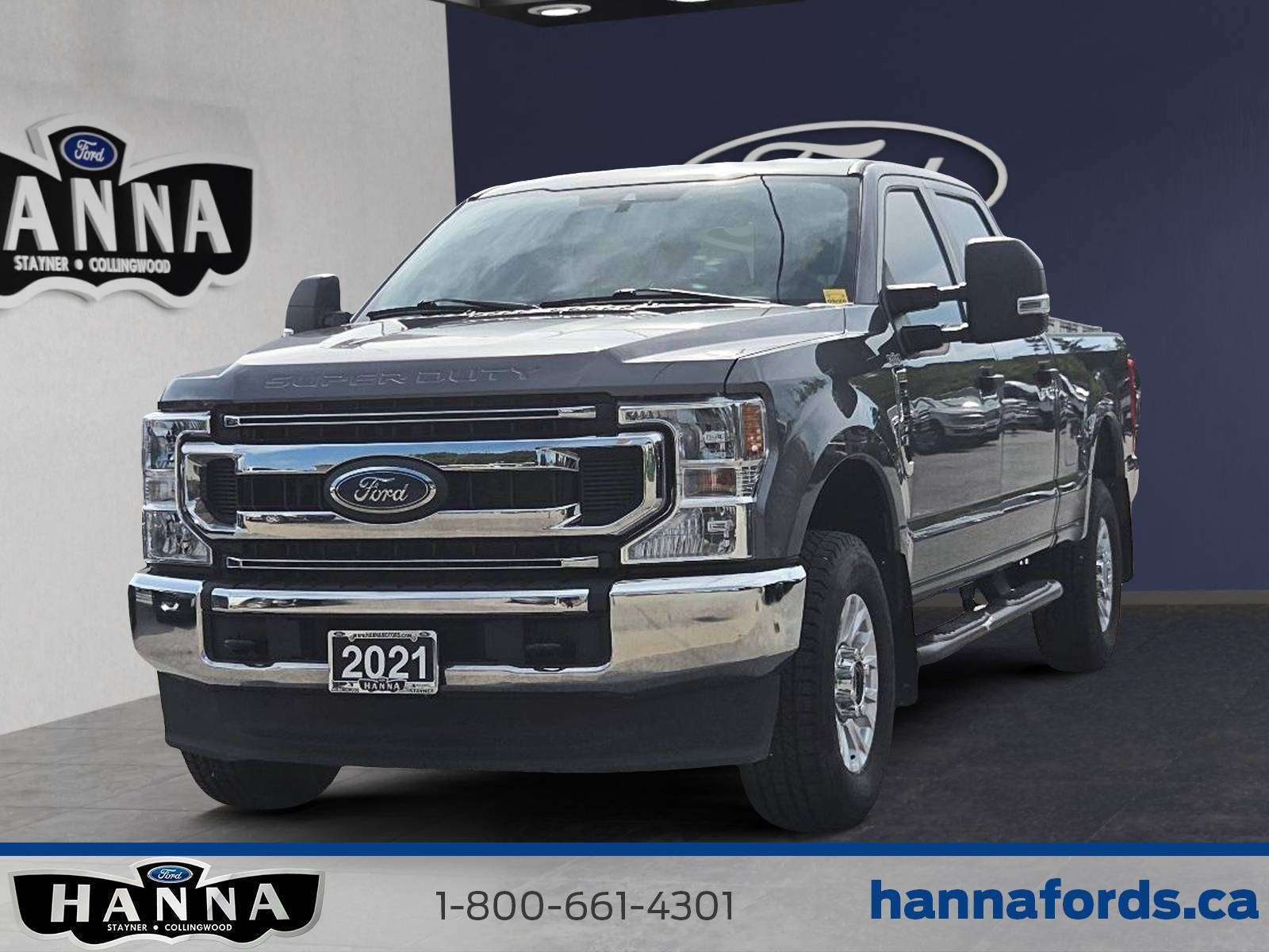 Gray 2022 Ford F-250 Super Duty Pickup Truck Four-Wheel Drive 6-Speed Automatic