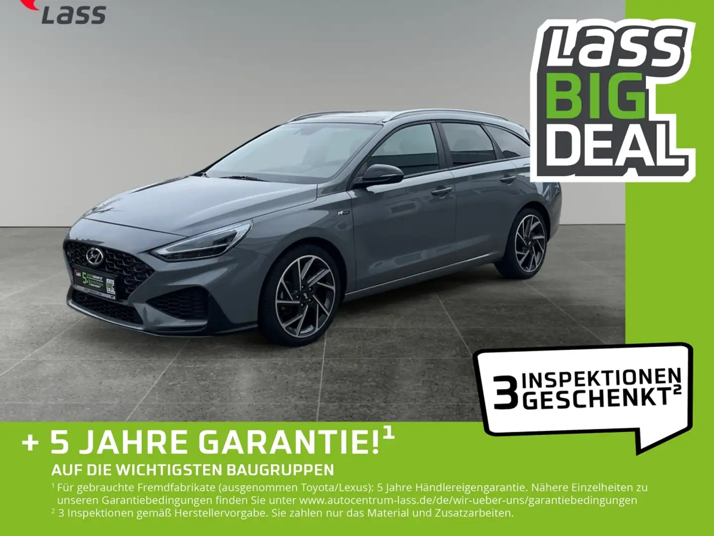 Hyundai i30 cw 1.5 T-GDI N-Line Pano+LED+DAB+Navi+Klima Gris - 1