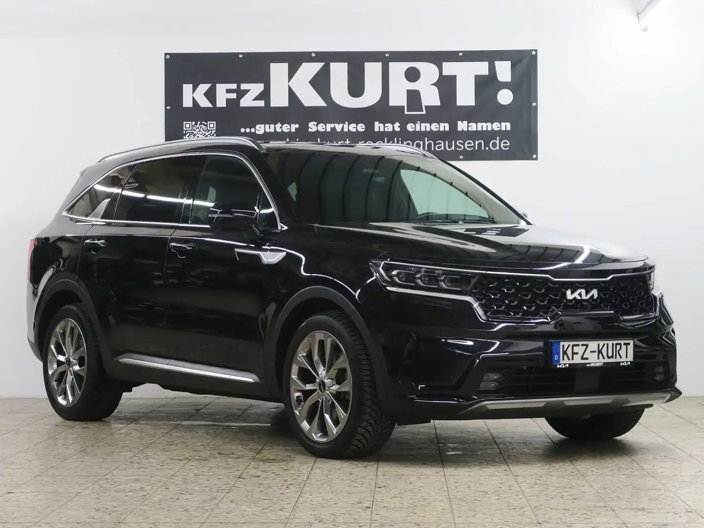 Kia Sorento 2.2 CRDi DCT8 AWD Platinum 7-S.-AHK Zwart - 1