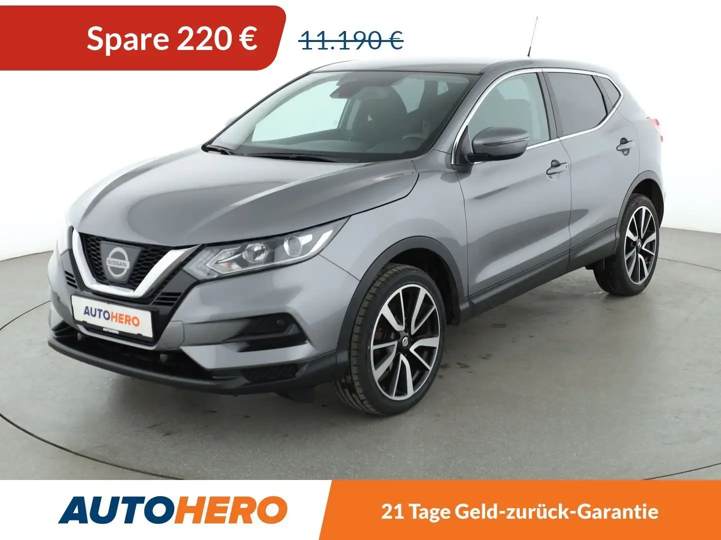 Nissan Qashqai 1.2 Visia *TEMPO*PDC*ALU*KLIMA*GARANTIE* Grau - 1