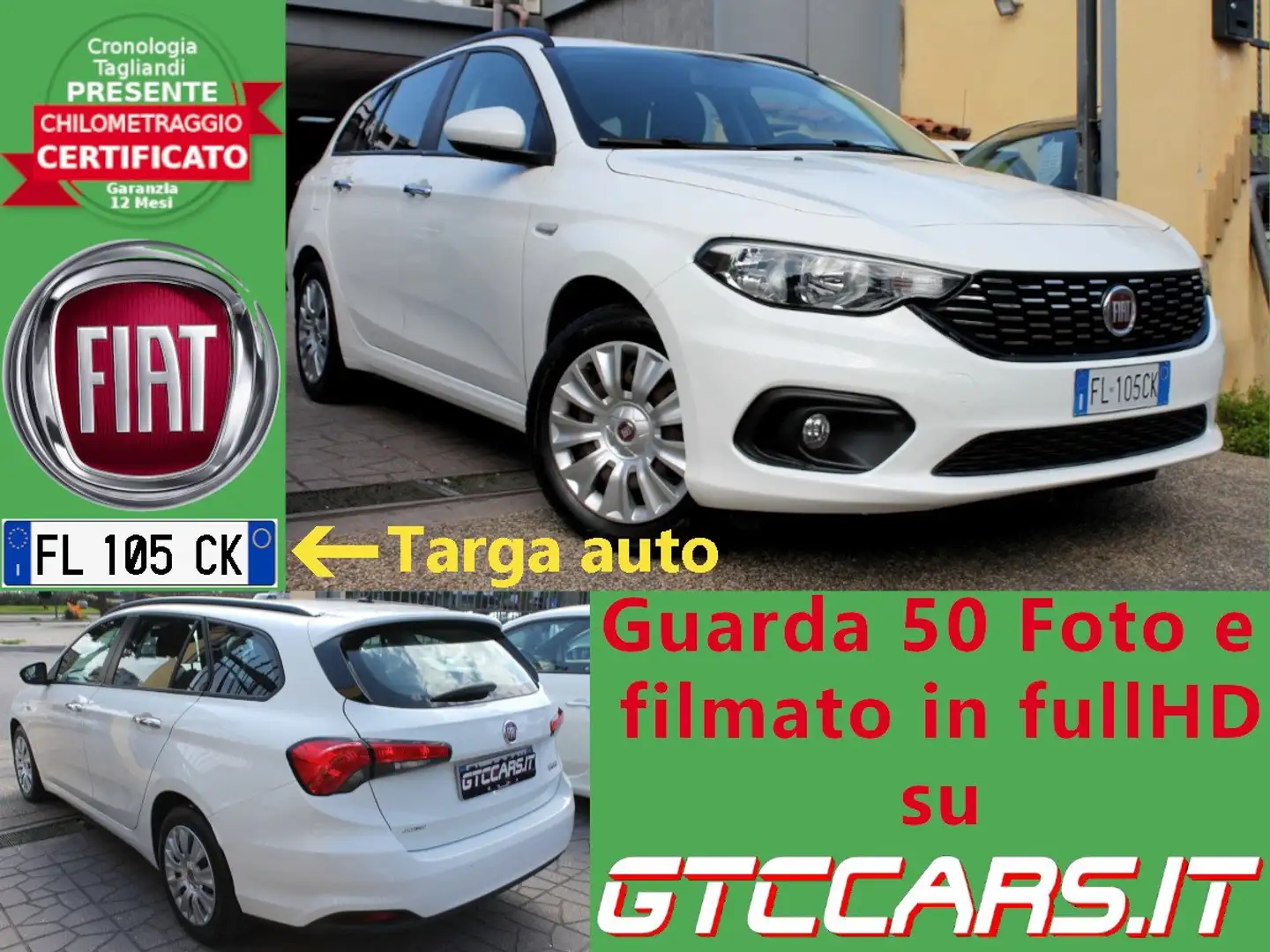 Fiat Tipo SW 1.6mjt 120Cv Navi Pdc UNIPRO IVA DEDUCIBILE Bílá - 1