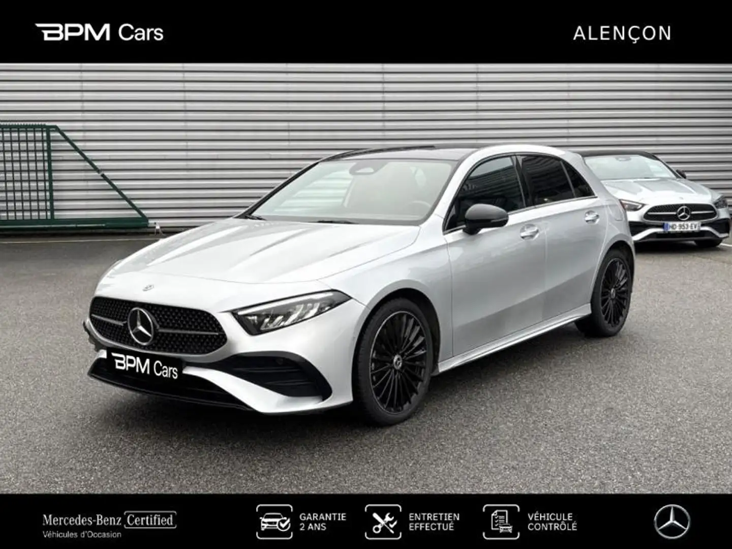Mercedes-Benz A 250 250 e 163+109ch AMG Line 8G-DCT Argent - 1