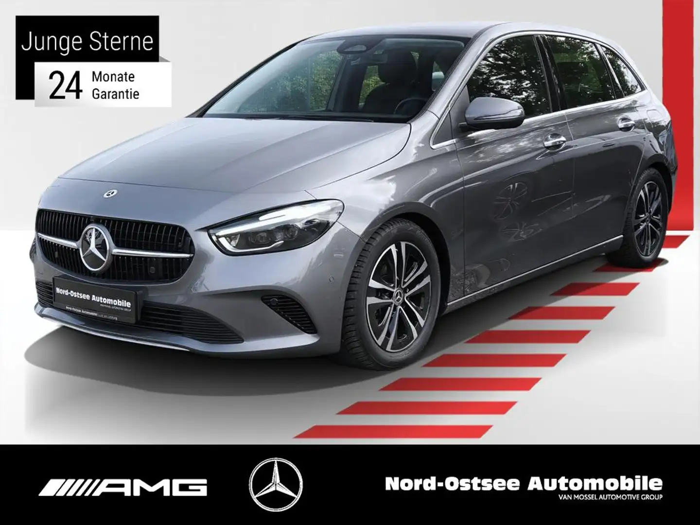 Mercedes-Benz B 200 d PROGRESSIVE MULTIBEAM 360° TEMPO AHK SHZ Gris - 1