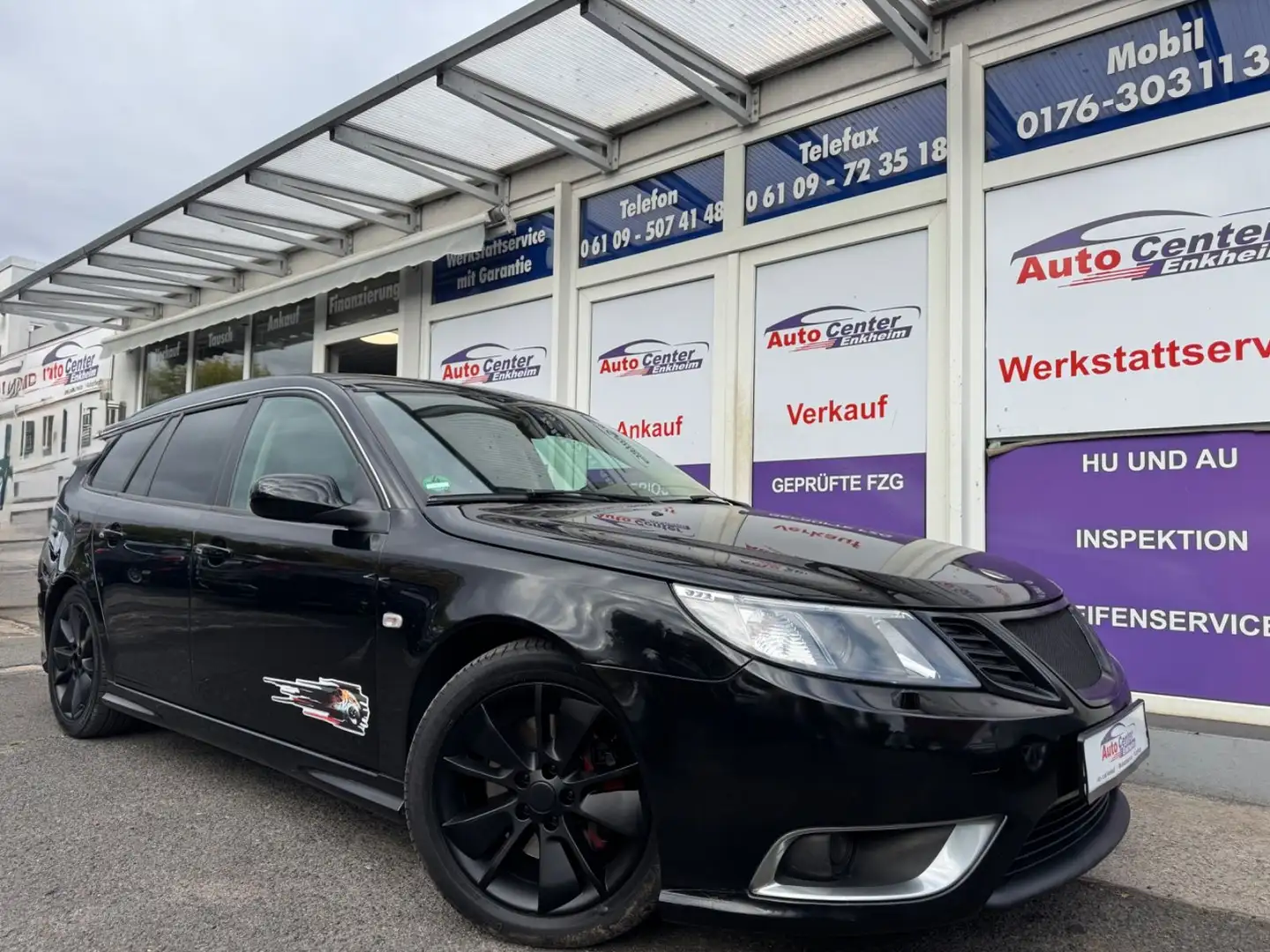 Saab 9-3 Kombi Aero *Xenon*Leder*Navi*Sihzg*AHK* Schwarz - 1