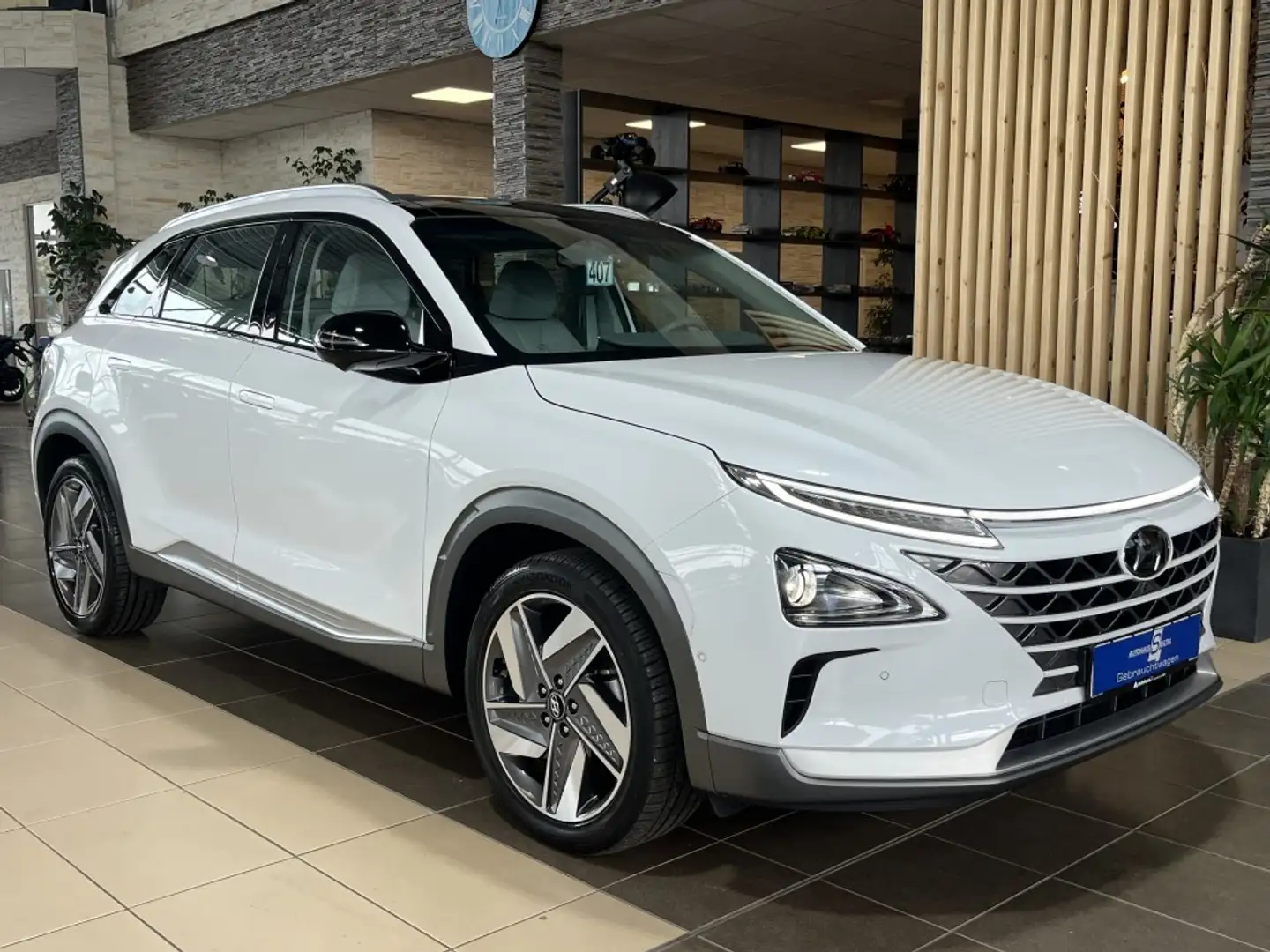 Hyundai NEXO Navi*LED*Pano*Leder*4xSHZ*360Cam*Krell*ACC* Blanco - 1