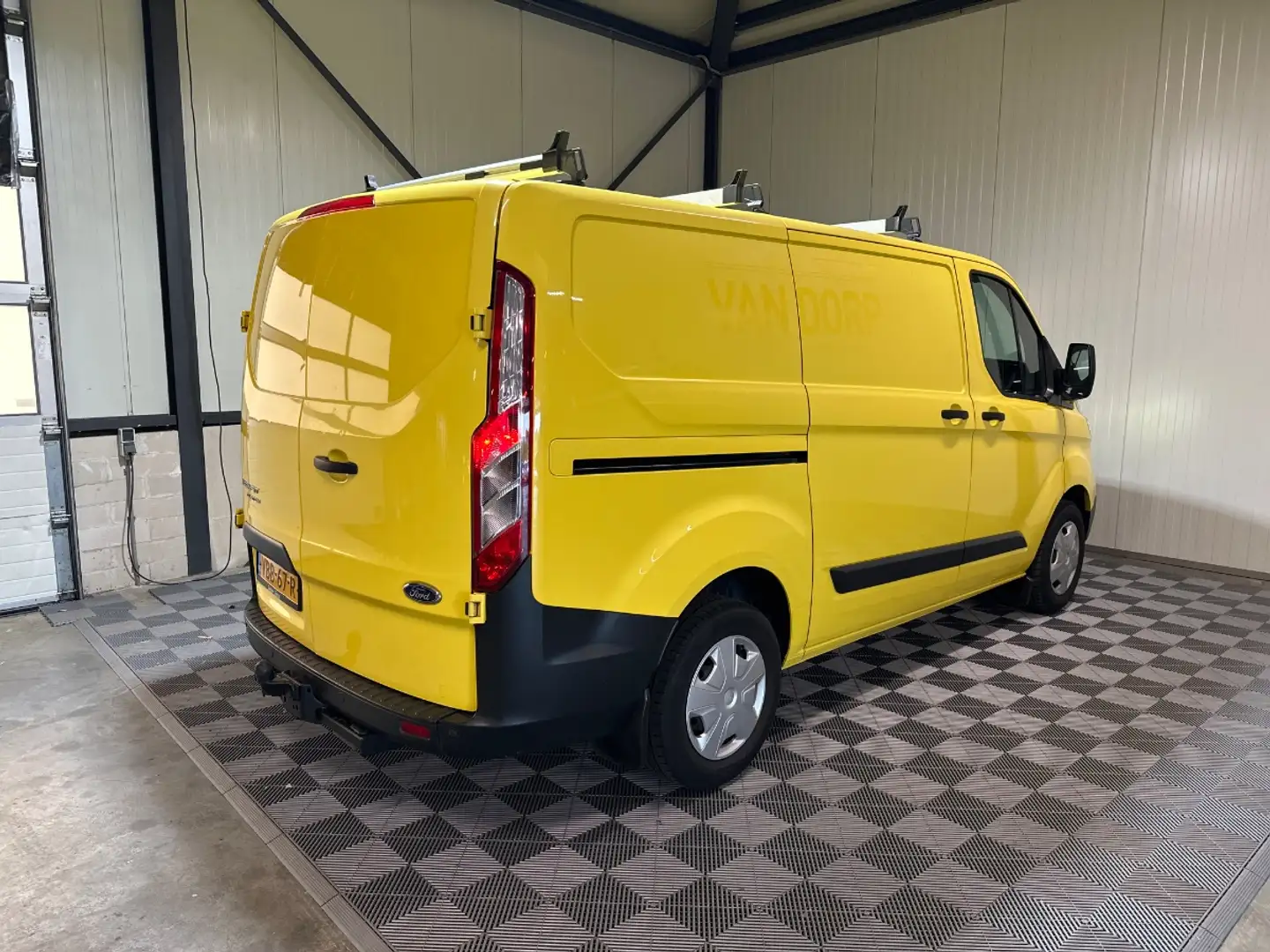 Ford Transit Custom 2.0 TDCI 77kw | Trend 3-Pers | Airco | Cruise Jaune - 2