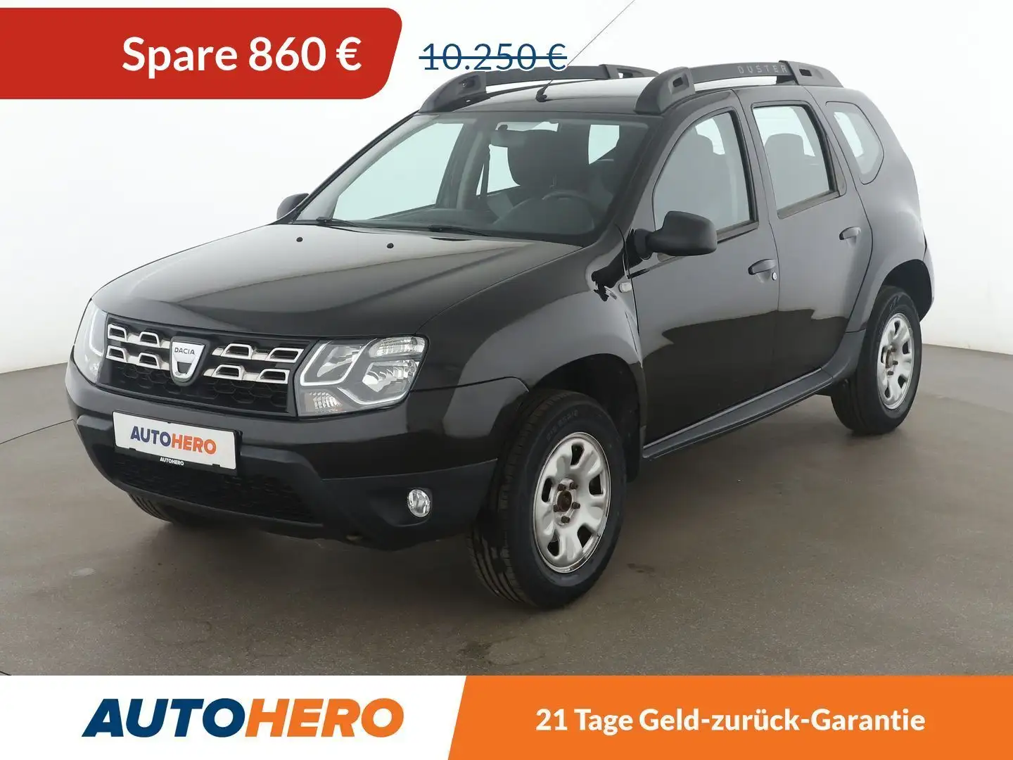 Dacia Duster 1.6 SCe Laureate 4x2 *TEMPO*PDC*KLIMA* Schwarz - 1