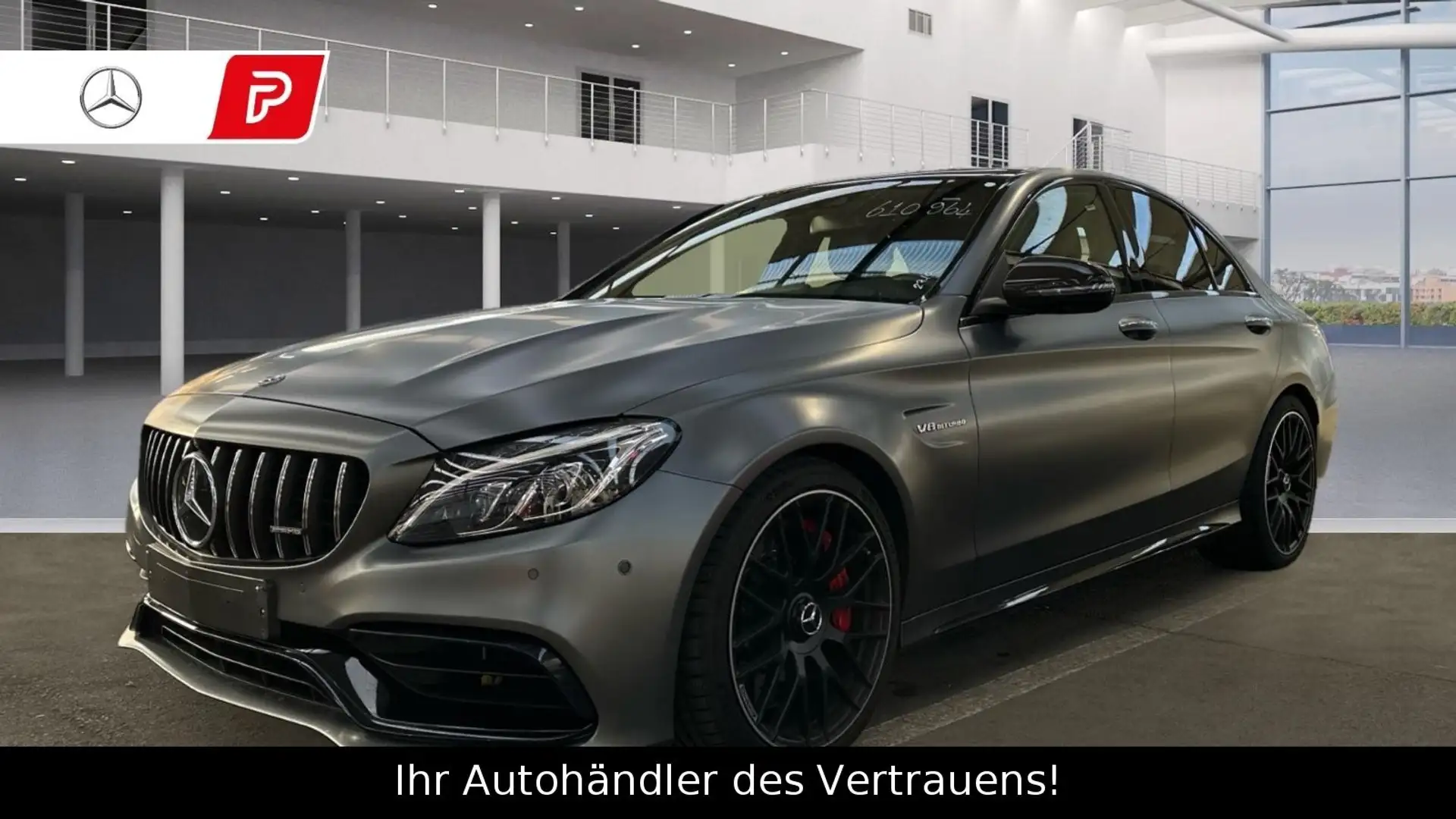 Mercedes-Benz C 63 AMG C 63S AMG*Pano*Magno Lack*Performance AGA*Burmes Grau - 2