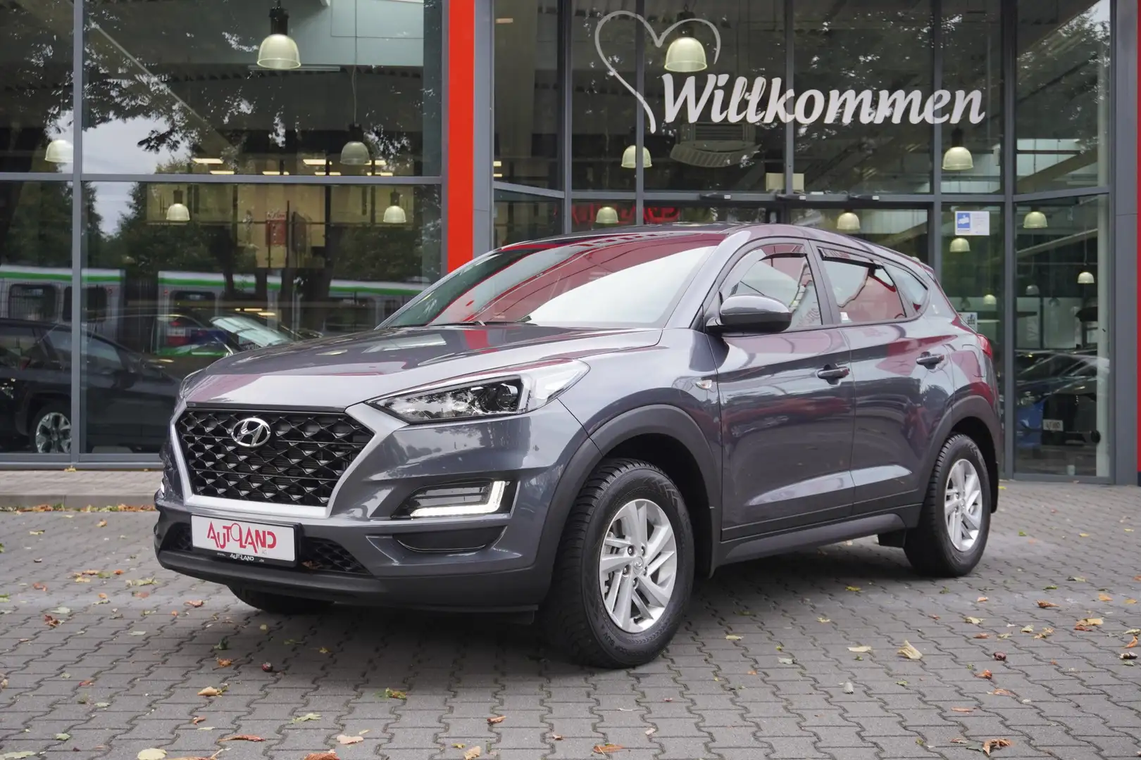 Hyundai TUCSON 1.6 T-GDI  2WD Klima AHK Sitzheizung PDC Gris - 2