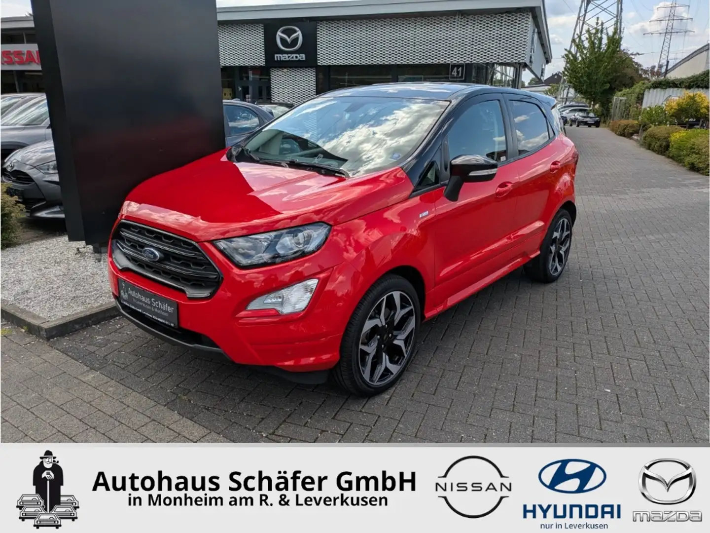 Ford EcoSport ST-Line Navi Soundsystem B & O Bi-Xenon Apple CarP Rot - 1
