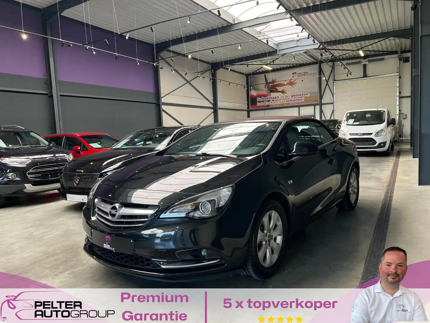 Opel Cascada 1.4Turbo full opt. 140pk Zwart - 1