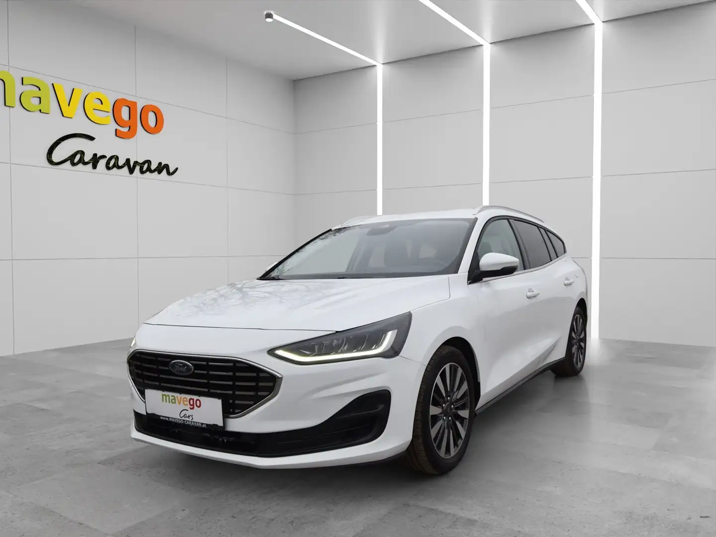 Ford Focus Traveller 1,5 EcoBlue Titanium X *VIRTUAL COCKPIT* Blanc - 1