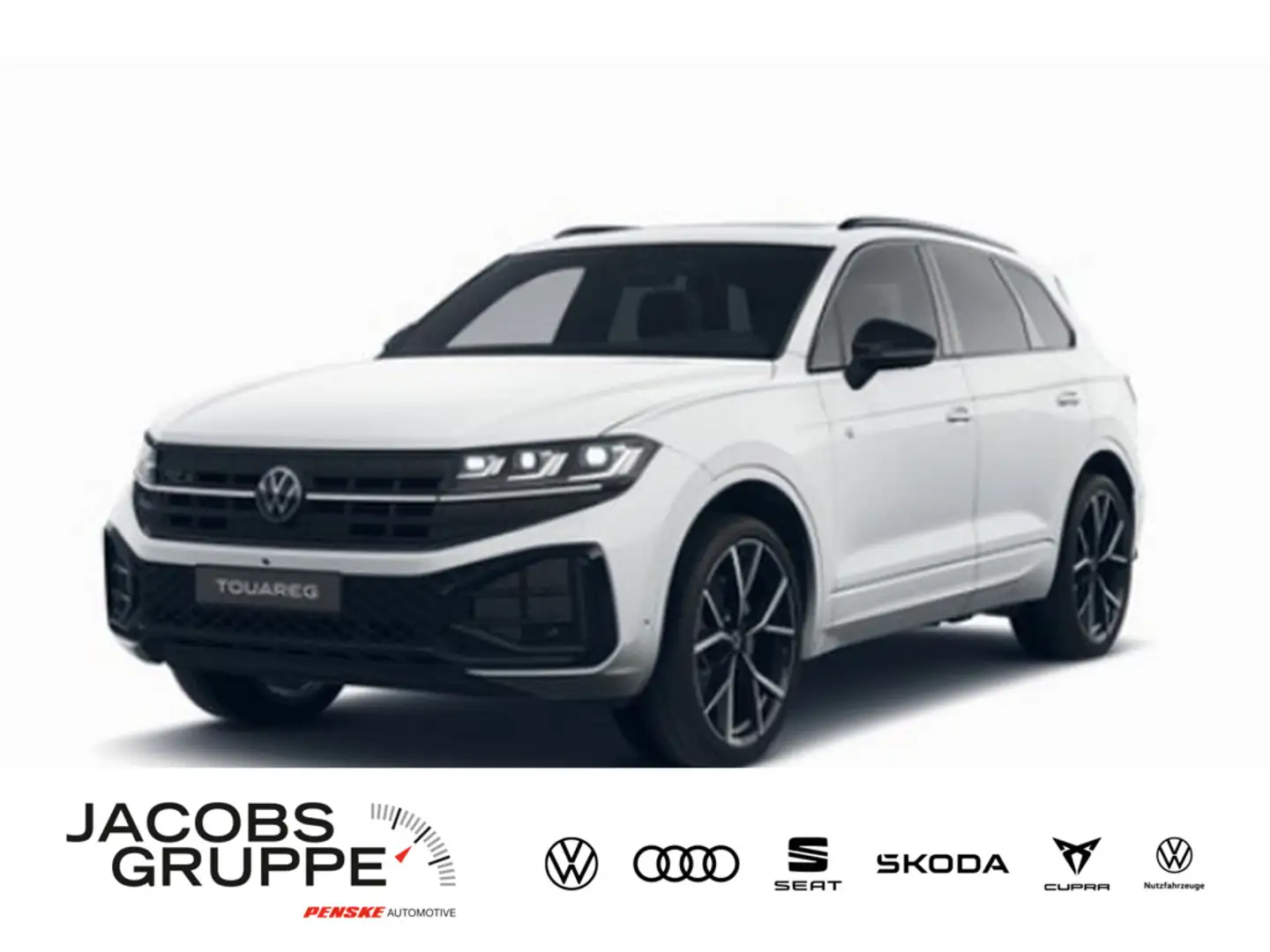 Volkswagen Touareg R-Line 3,0 l V6 TDI SCR 4MOTION BlackStyle/AHK/Klima/IQ-Drive Weiß - 1