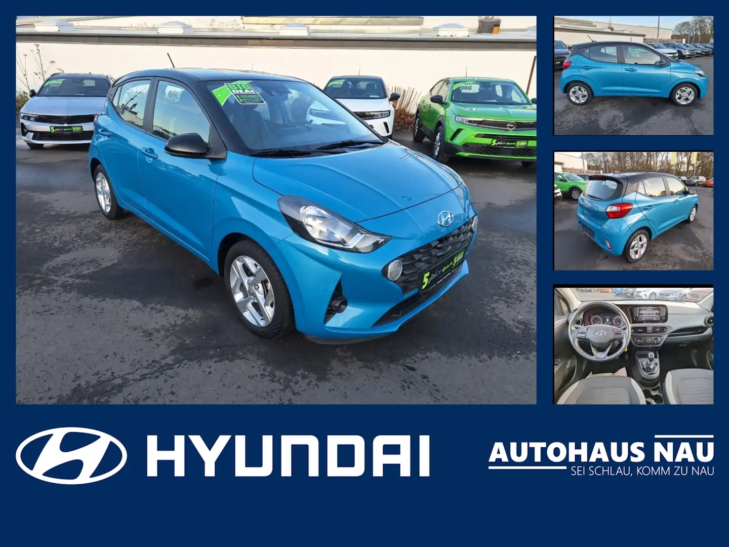 Hyundai i10 1.2 Trend inkl. Big Deal Blauw - 1