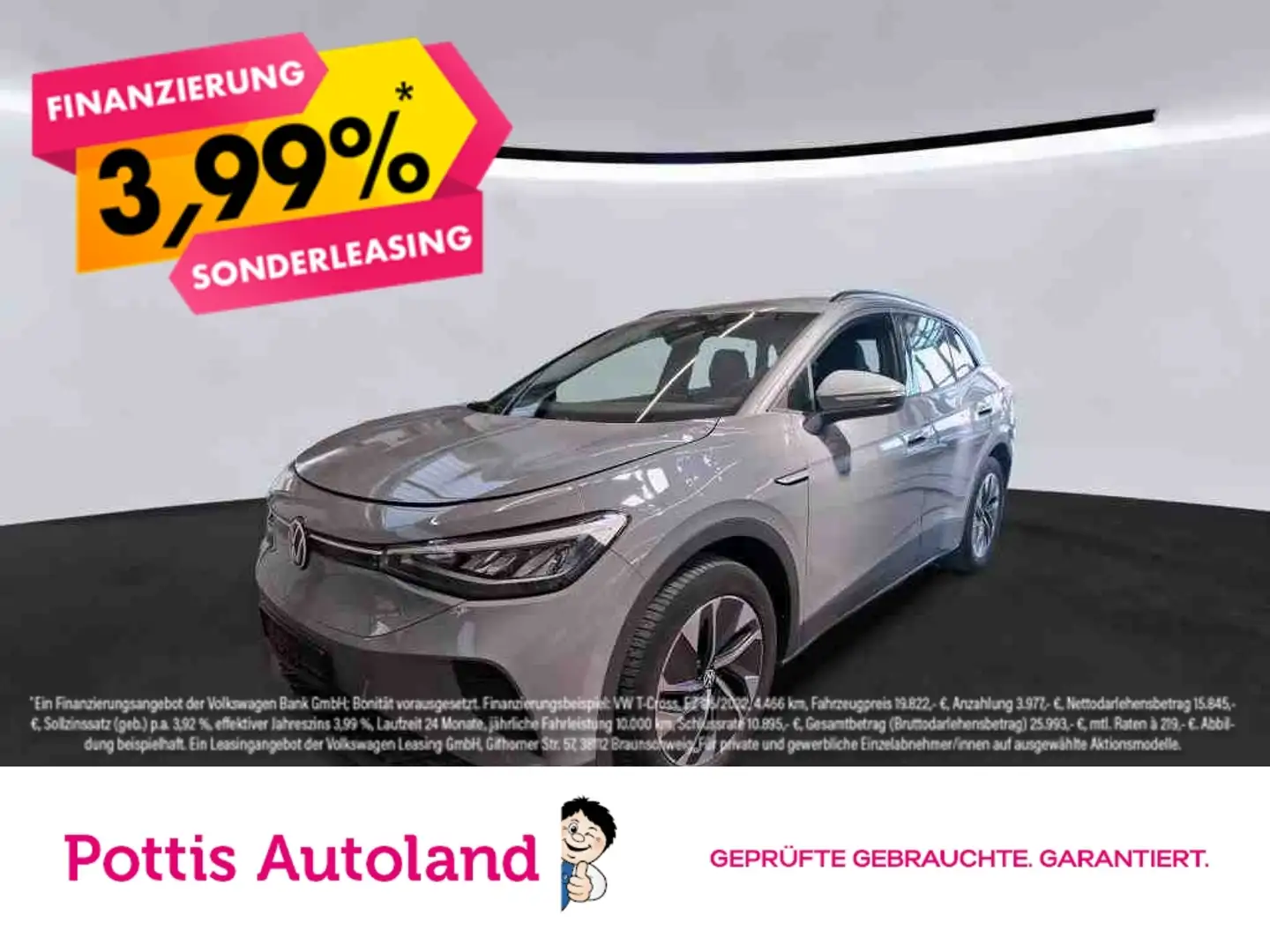Volkswagen ID.4 PURE NAVI KLIMA PDC LED LM19 Grau - 1