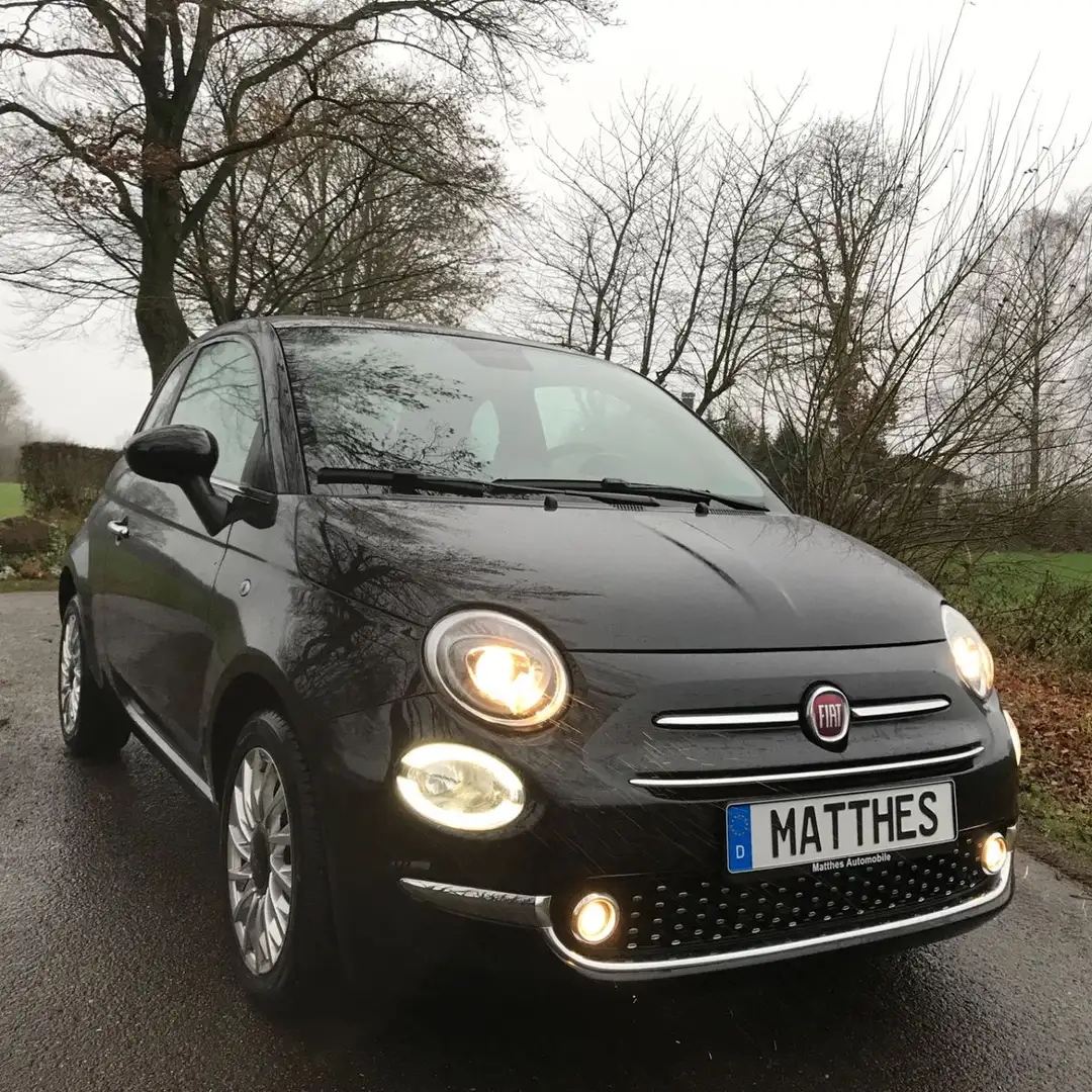 Fiat 500 DOLCEVITA, Panoramadach Klimatronic Navi Schwarz - 1