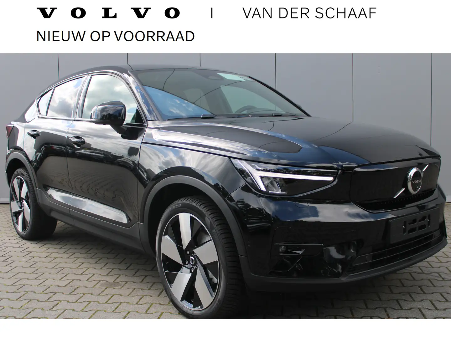 Volvo C40 Extended Range Ultra 82 kWh | 360 graden camera | Zwart - 1