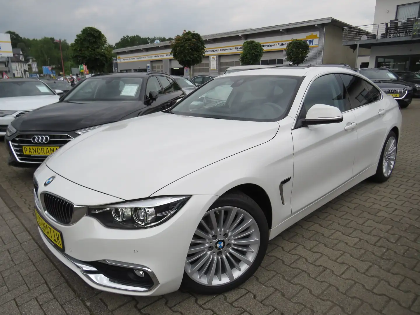 BMW 420 dA Gran Coupe Luxury Line *1.HAND *LEDER *SD *LED Blanc - 1