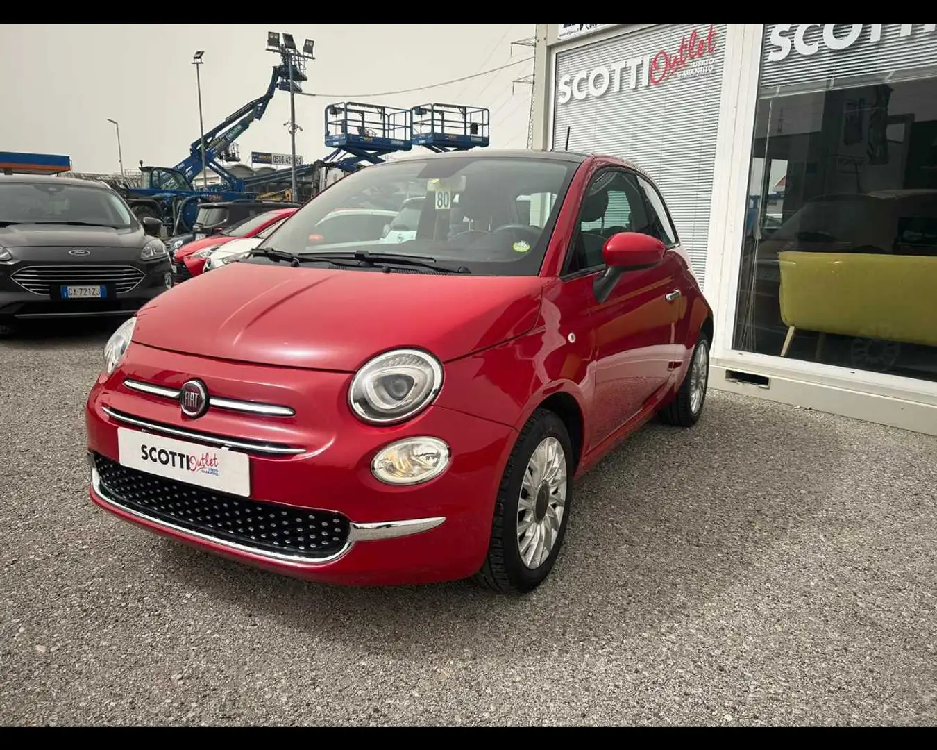 Fiat 500 1.2  Lounge Rosso - 1
