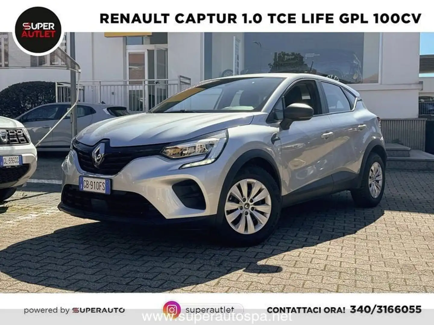 Renault Captur 1.0 tce Life Gpl 100cv 1.0 TCe GPL Life Gris - 1