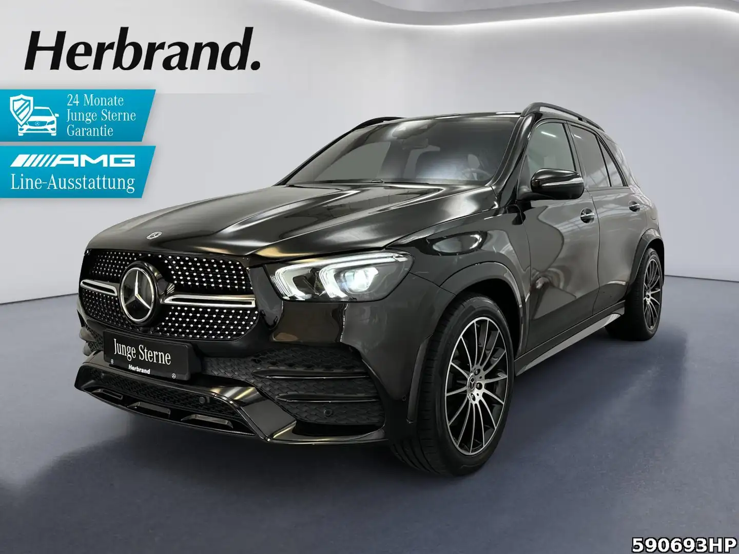 Mercedes-Benz GLE 350 de 4M AMG AHK Nigh Memory Burmester HUD Schwarz - 1