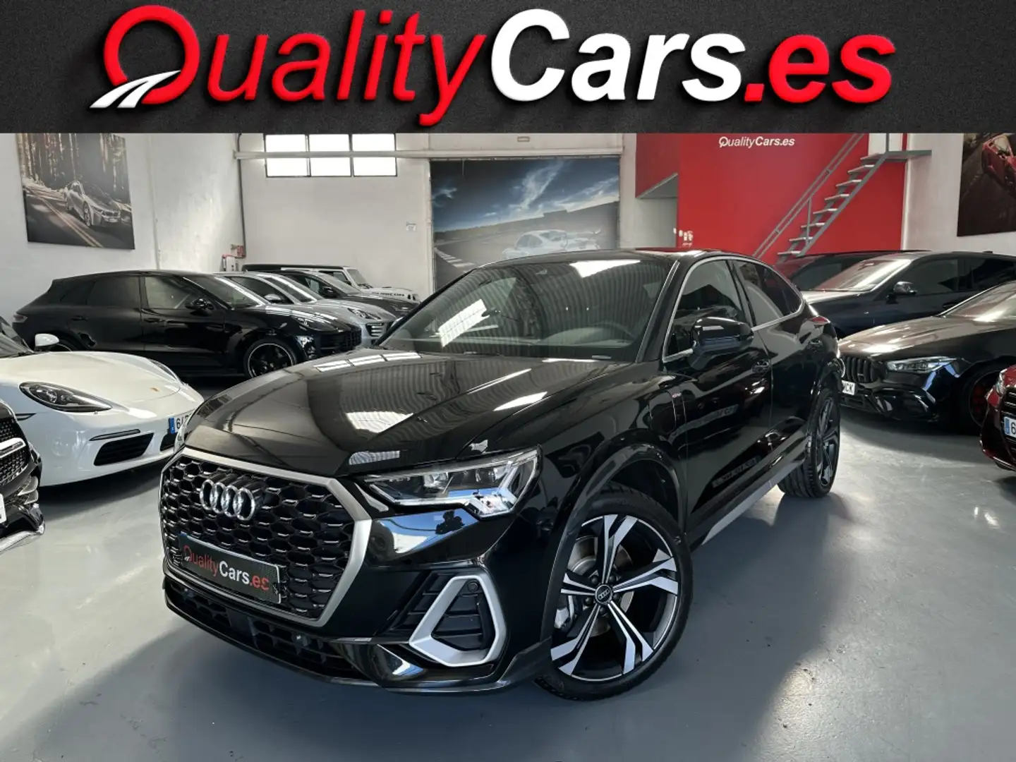 Audi Q3 Sportback 45 TFSIe S line S-tronic Negro - 1