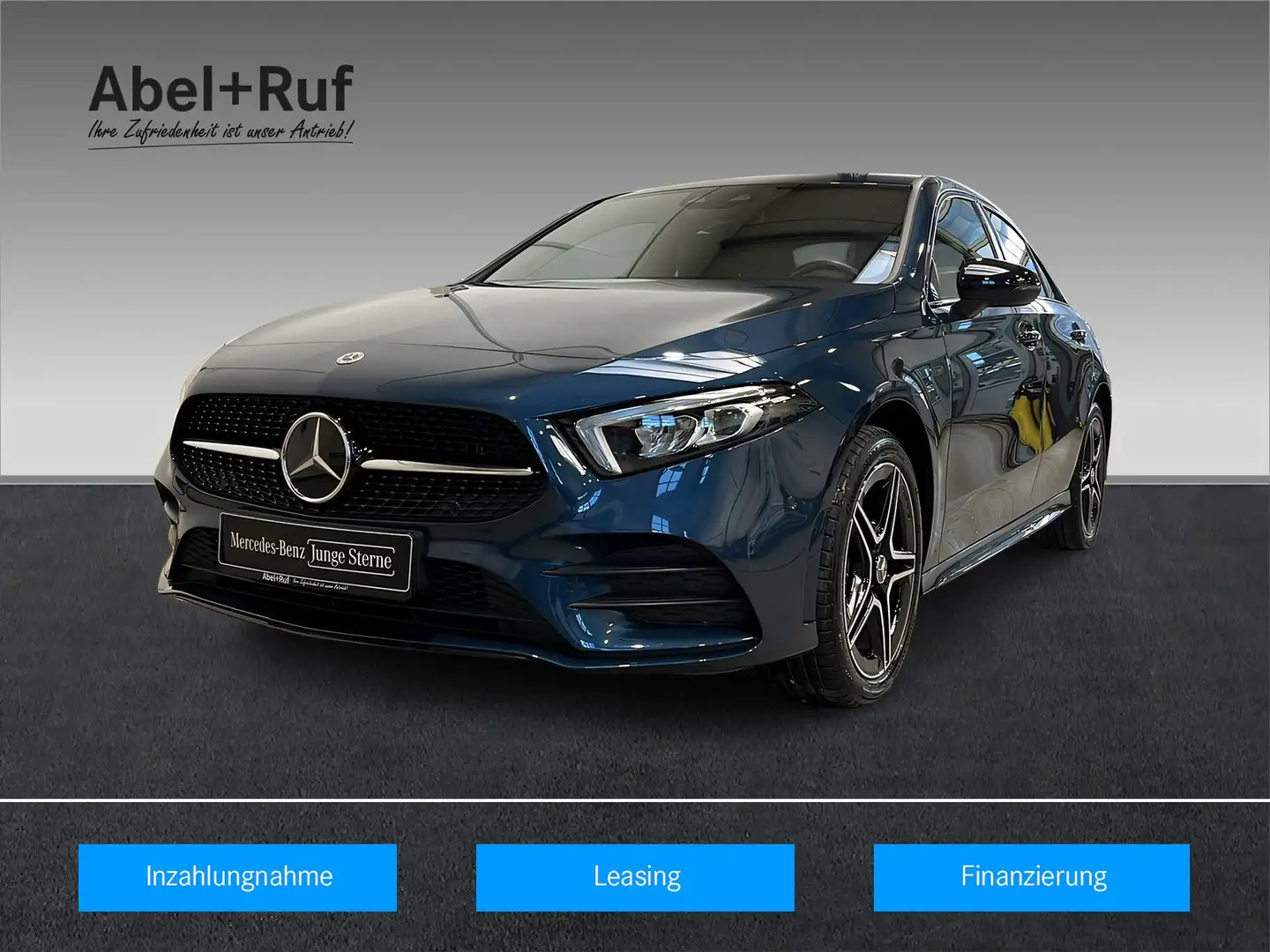 Mercedes-Benz A 250 e Limo AMG+LED+HEAD-UP+DISTRONIC+Kamera Blau - 1