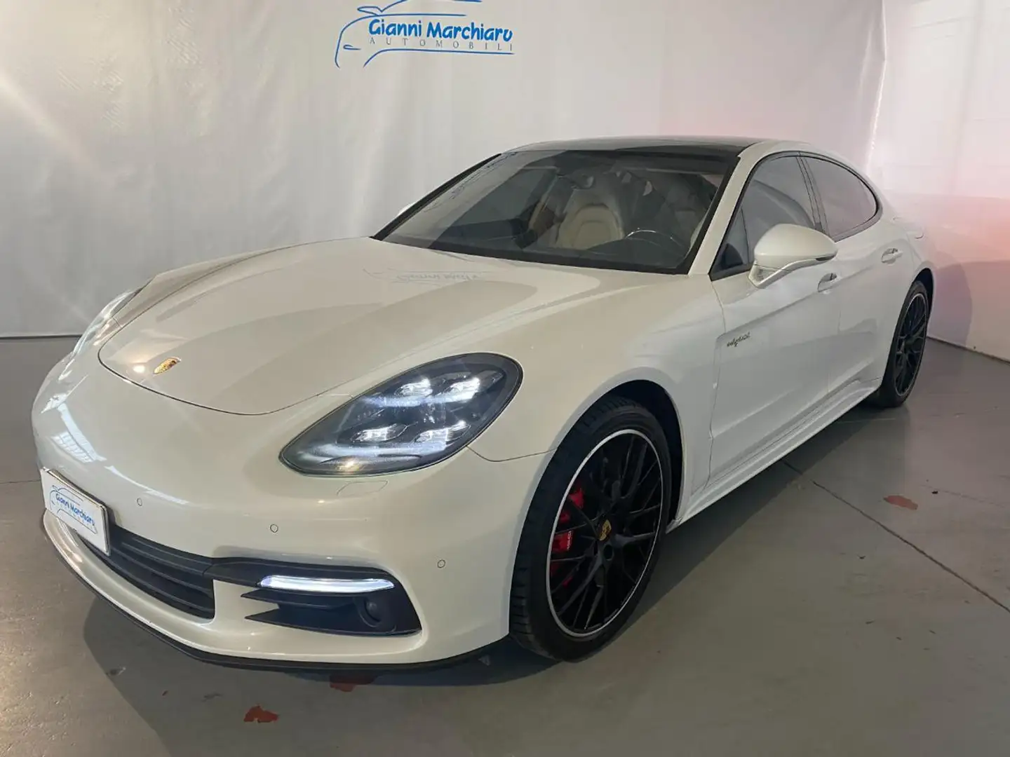 Porsche Panamera 2.9 4 E-Hybrid TETTO-MATRIX-ACC-VENTILATI-BOSE Bianco - 1